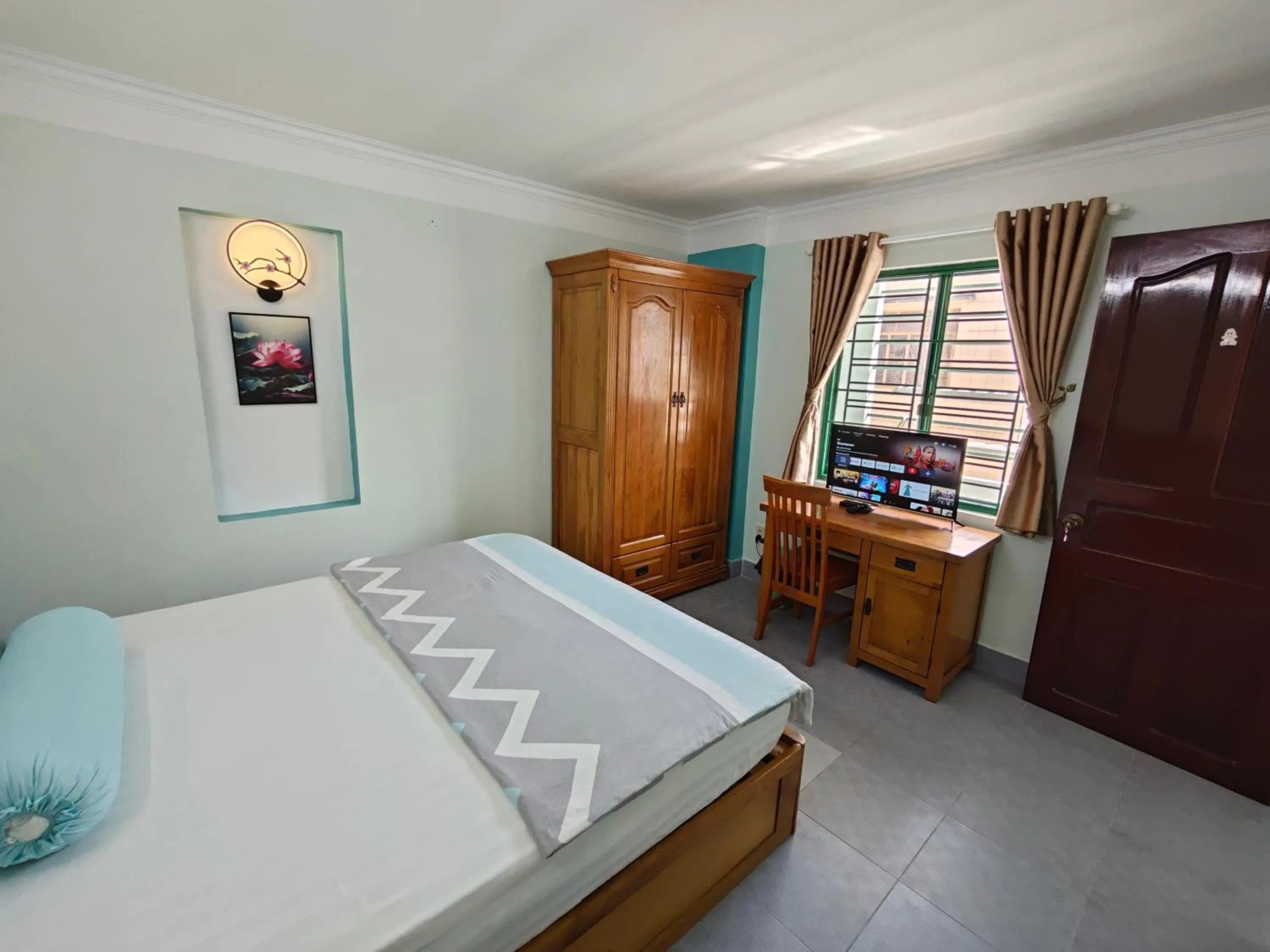 Bed in Winter Spring Homestay