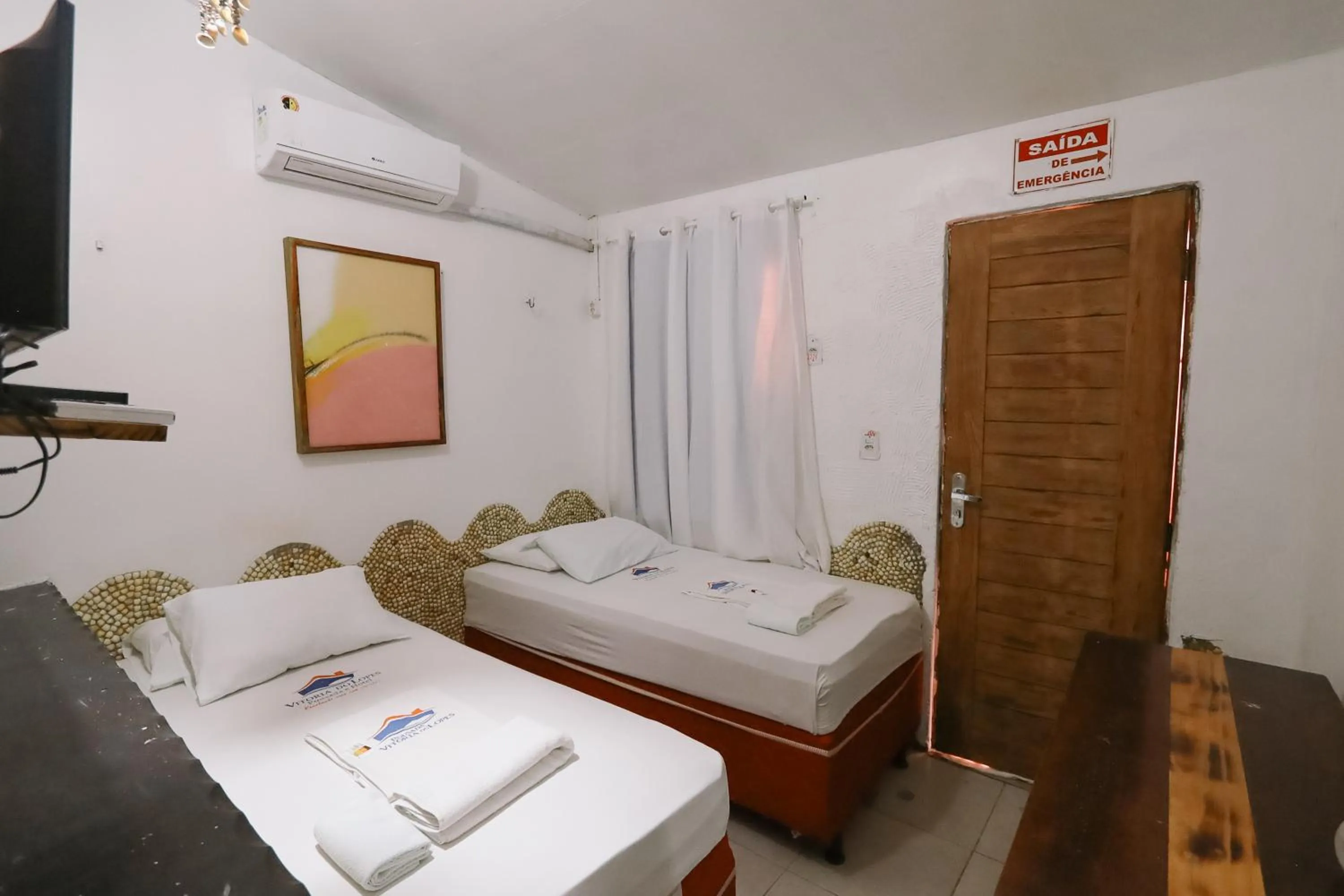 Bed in Pousada Vitória do Lopes