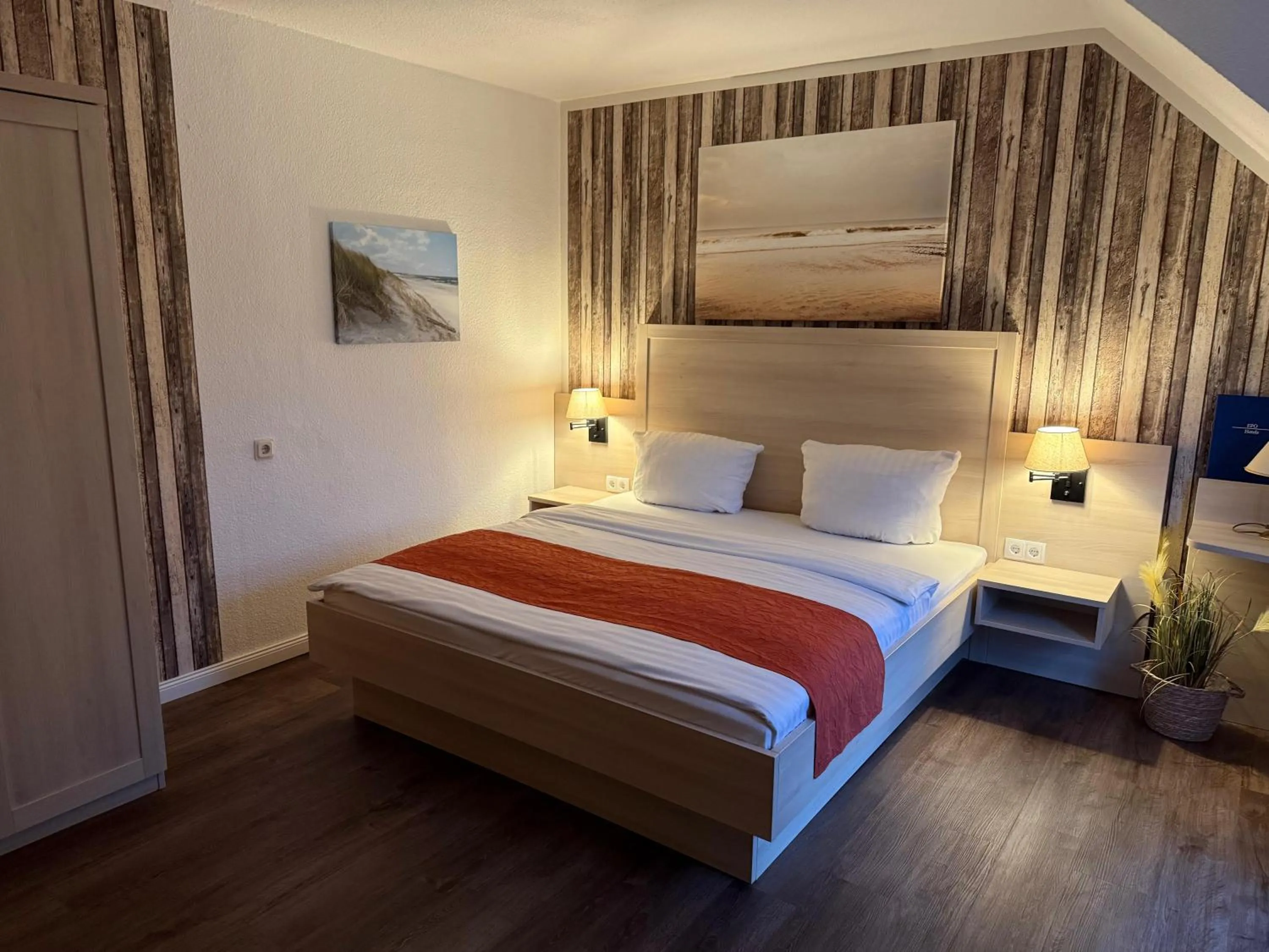 Bedroom, Bed in Hotel Up´n Diek