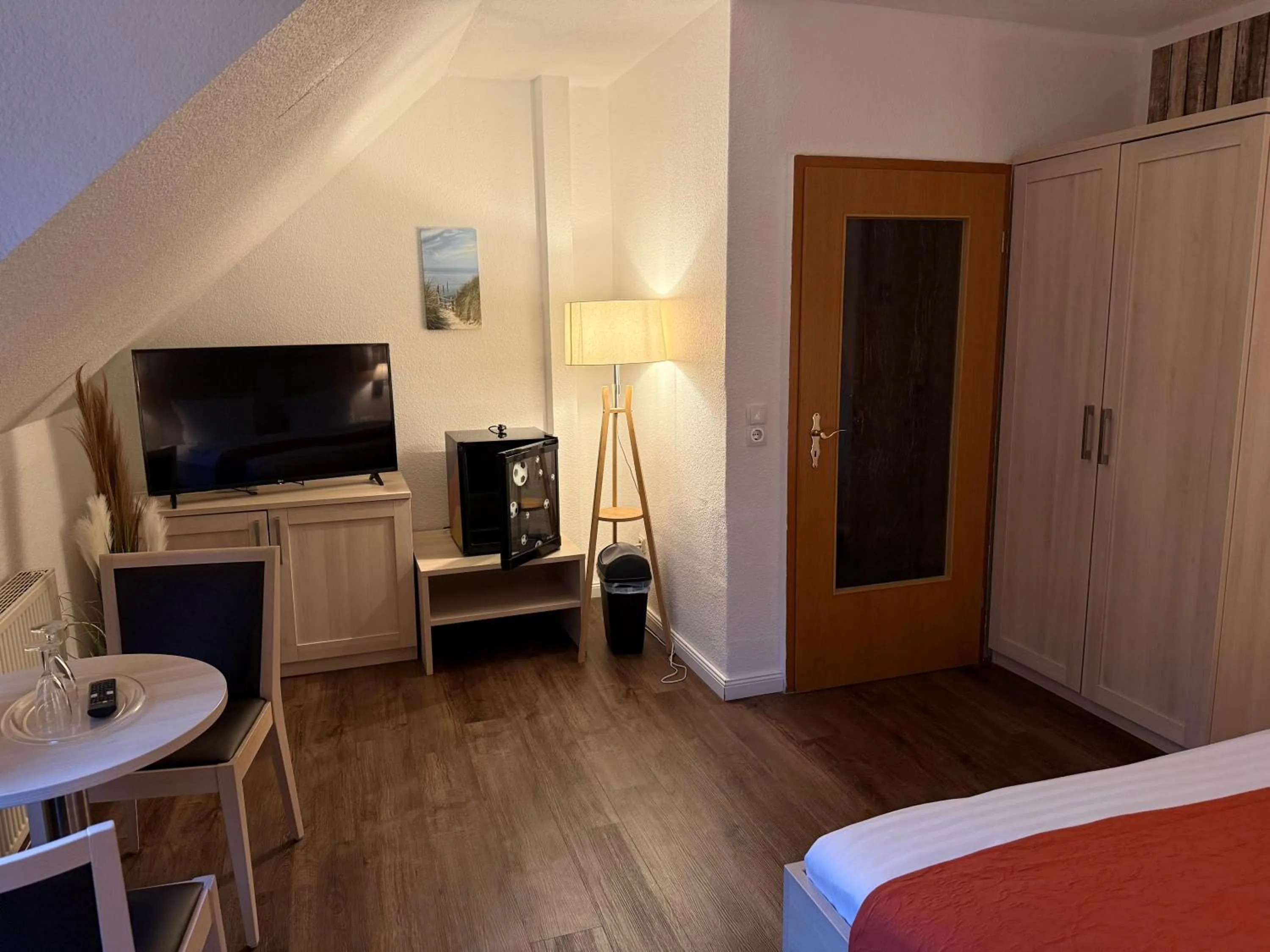 Bedroom, Bed in Hotel Up´n Diek