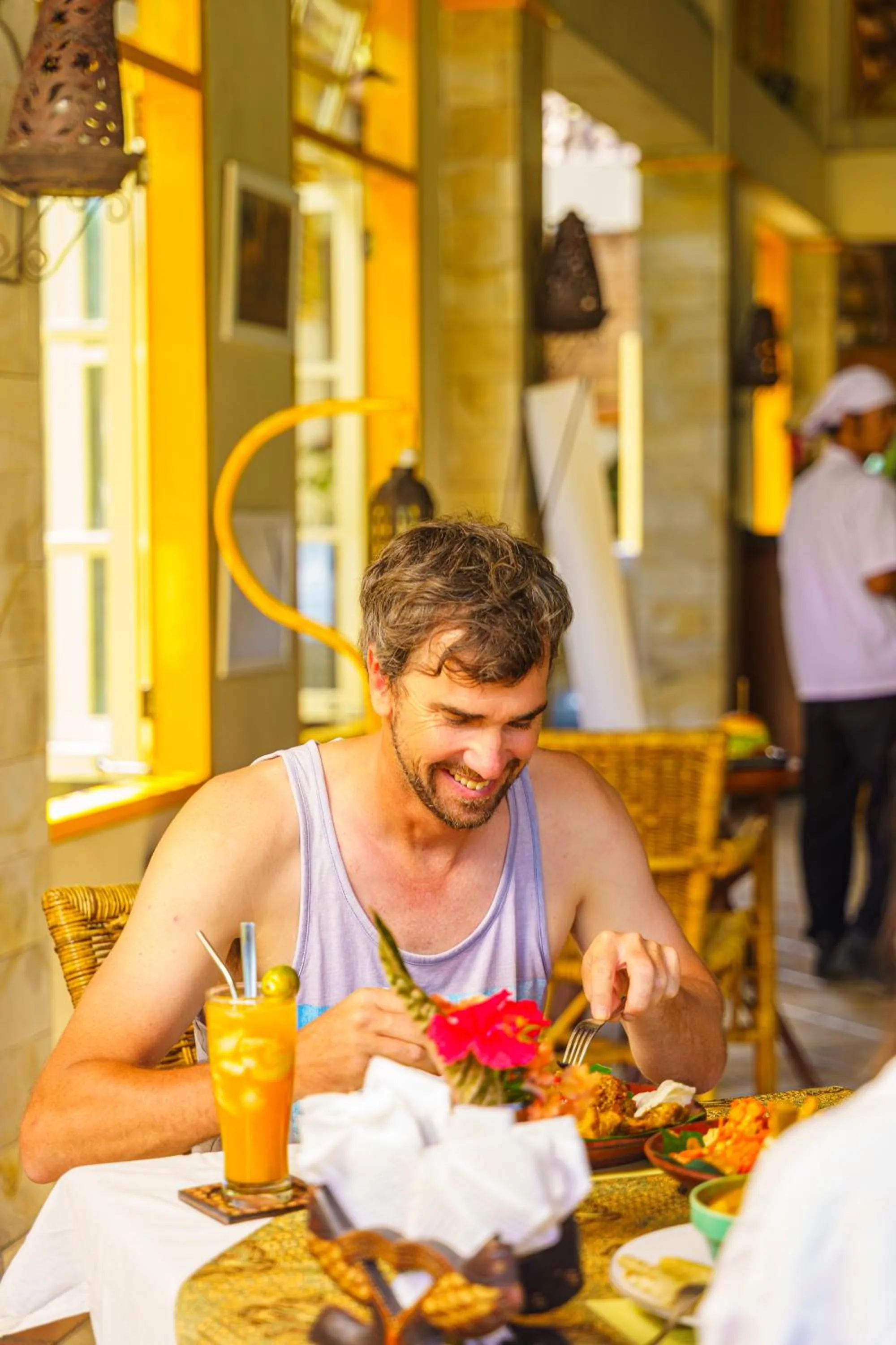 People in Hotel Deli River and Restaurant Omlandia