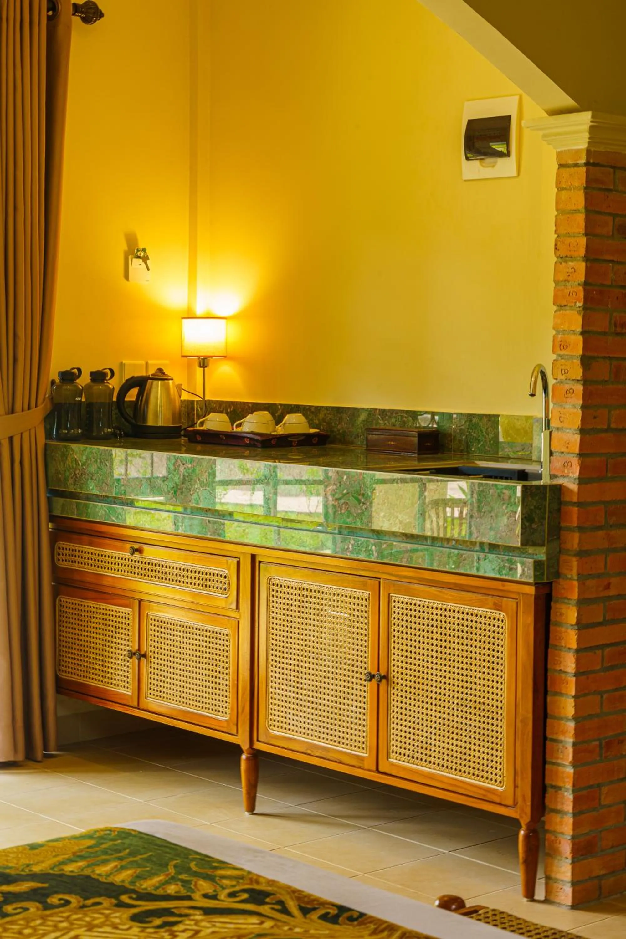 Kitchen or kitchenette in Hotel Deli River and Restaurant Omlandia