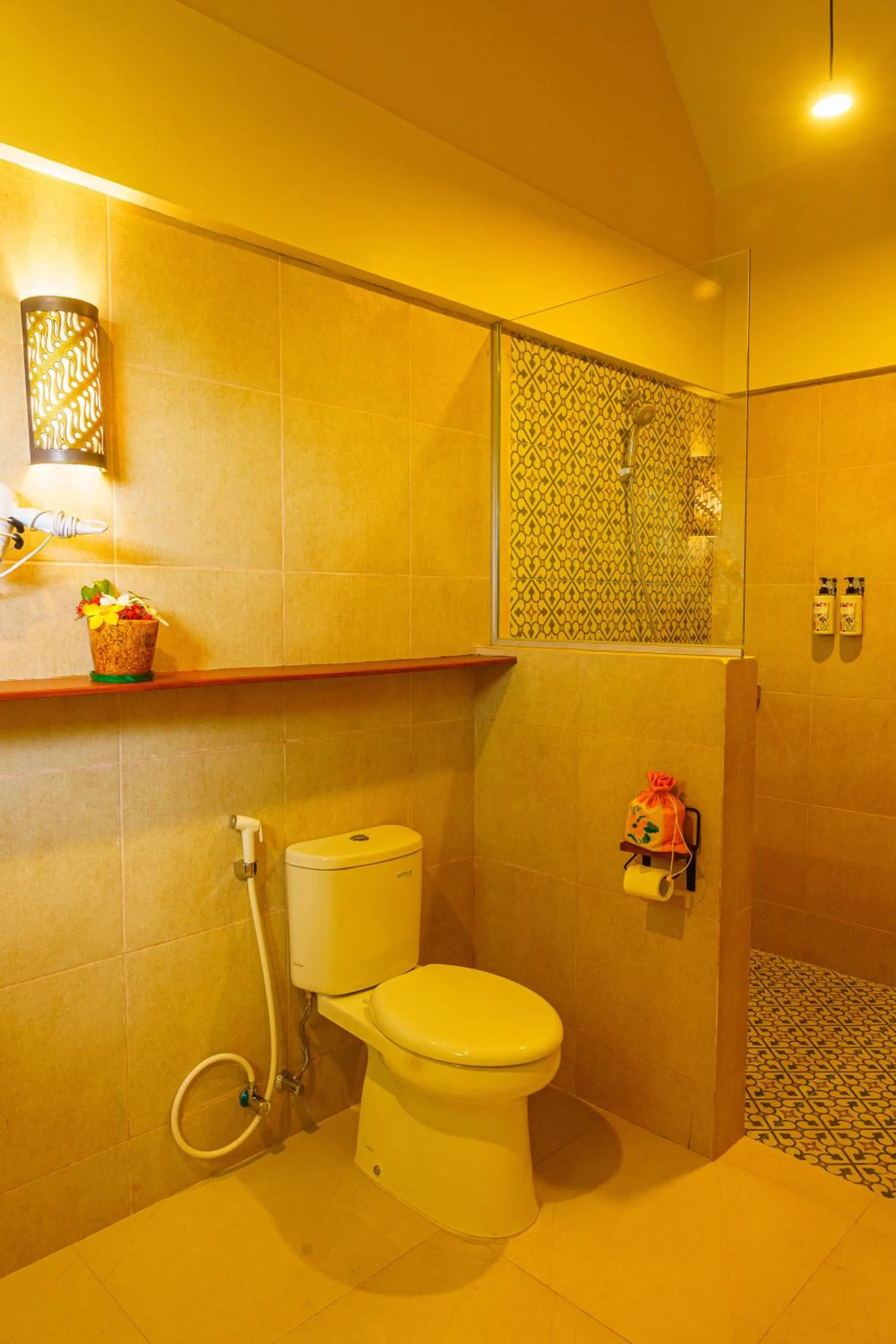 Shower in Hotel Deli River and Restaurant Omlandia