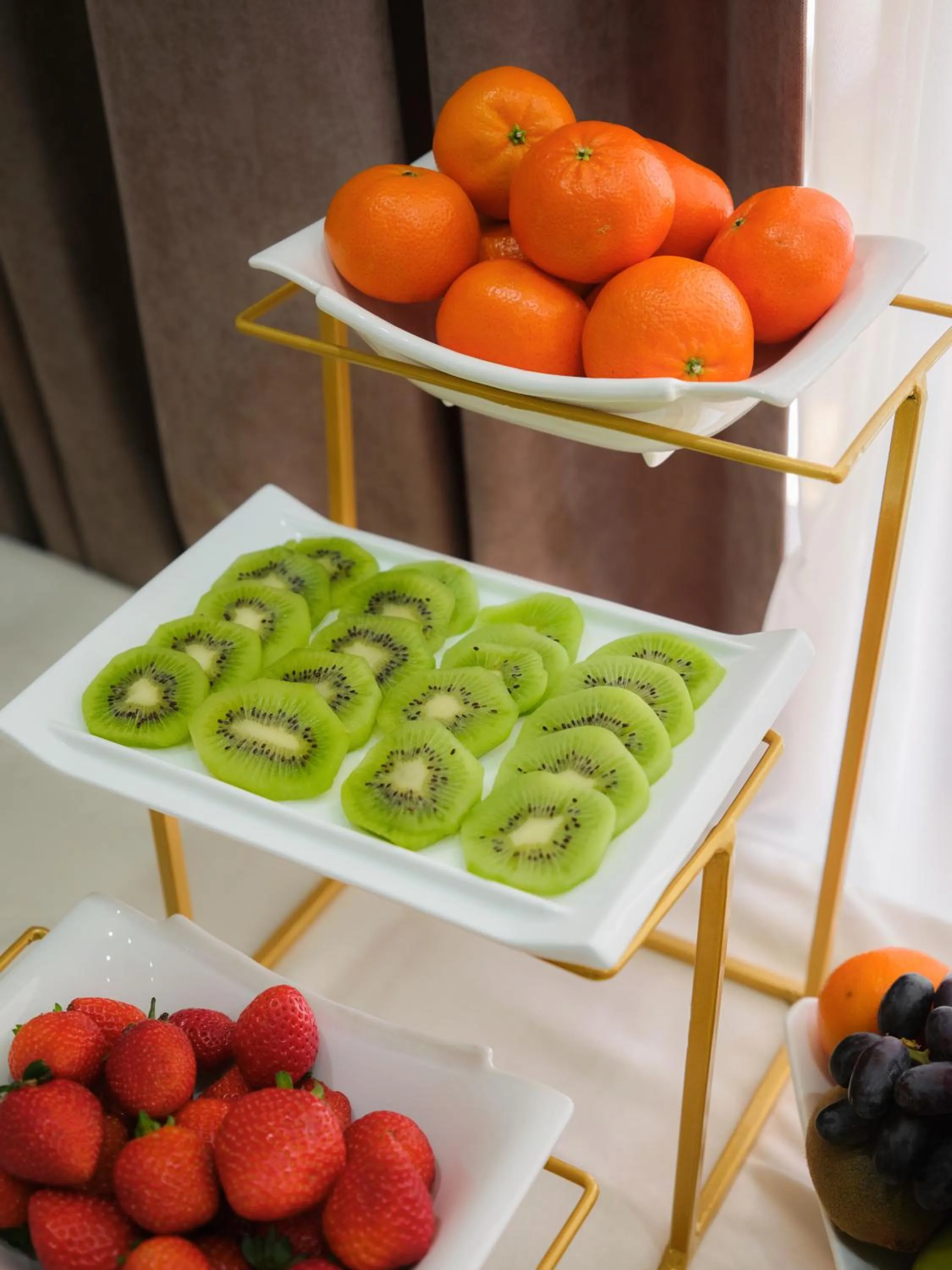 Buffet breakfast in Madison Ave Hotel Bishkek