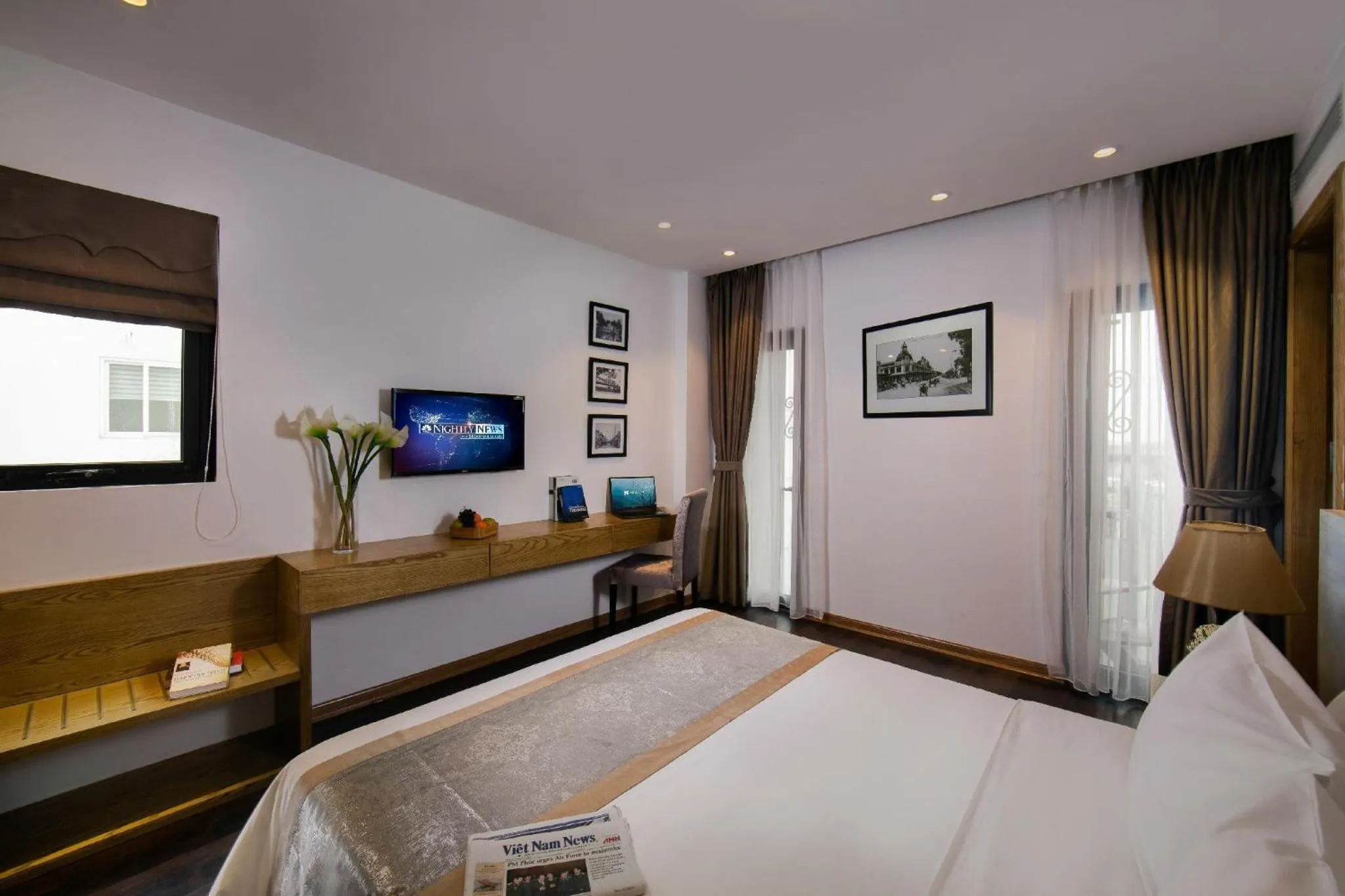 Bed in Hanoi Paon Hotel & Spa
