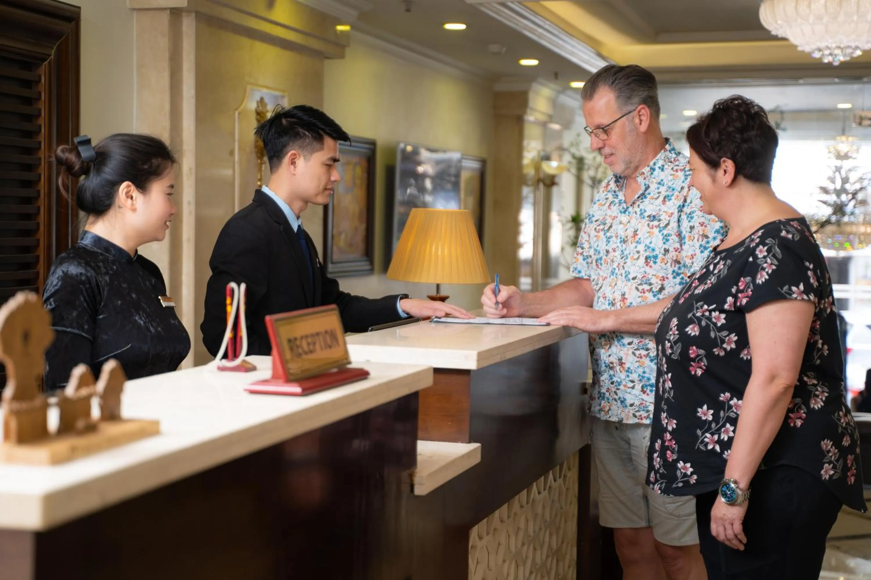 Lobby or reception in Hanoi Paon Hotel & Spa