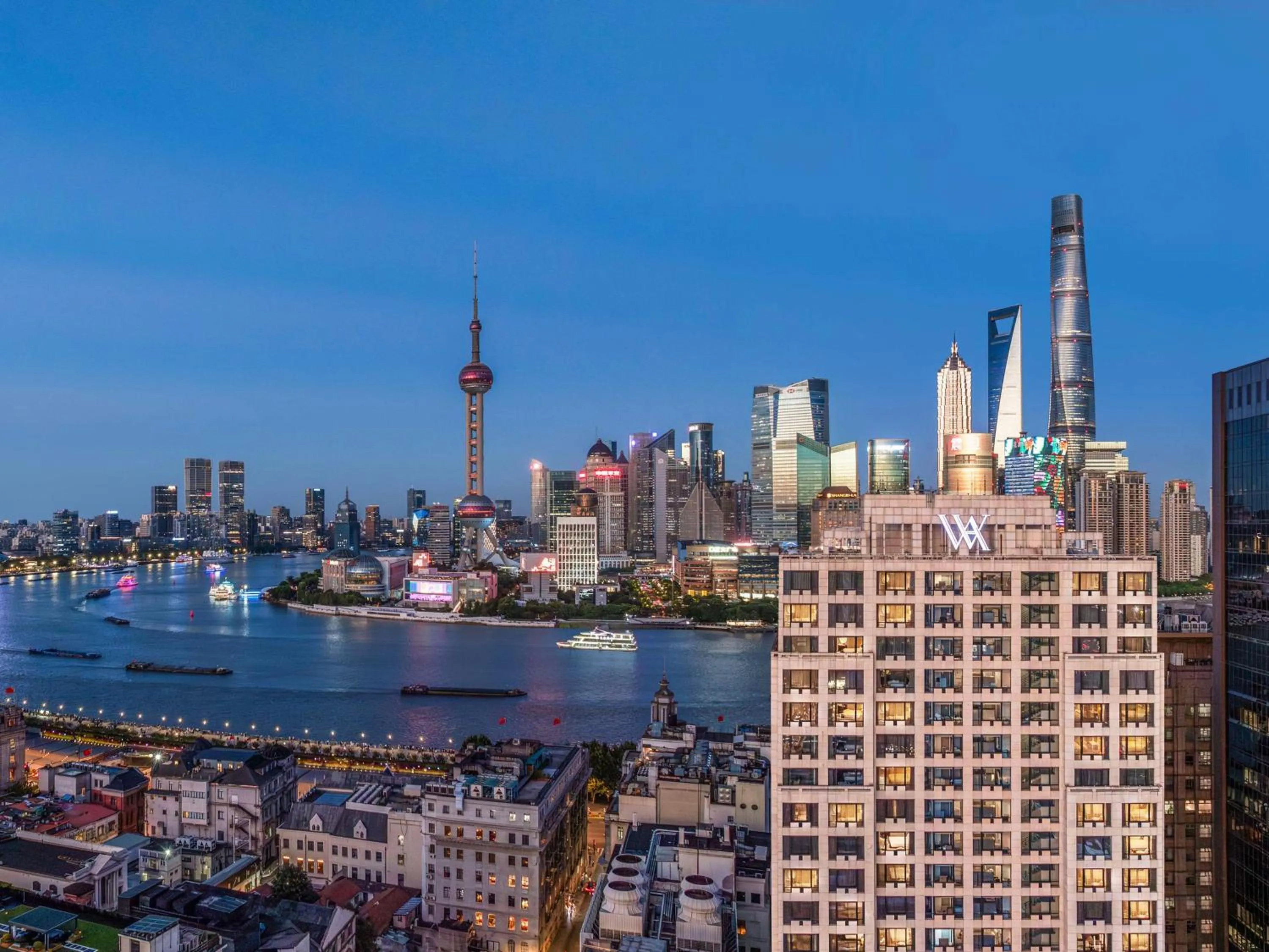 Property building in Waldorf Astoria Shanghai on the Bund