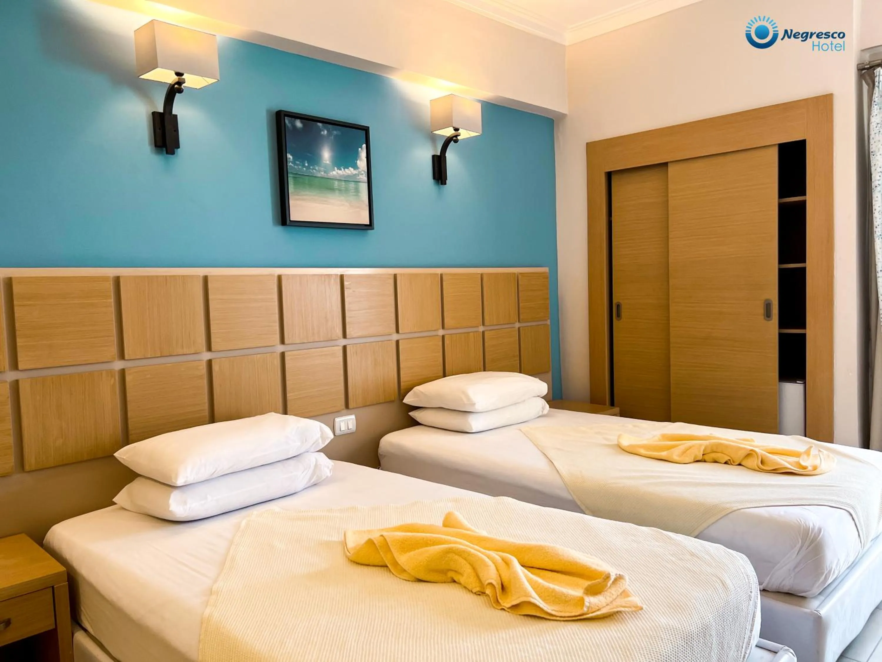 Bed in Negresco Hotel