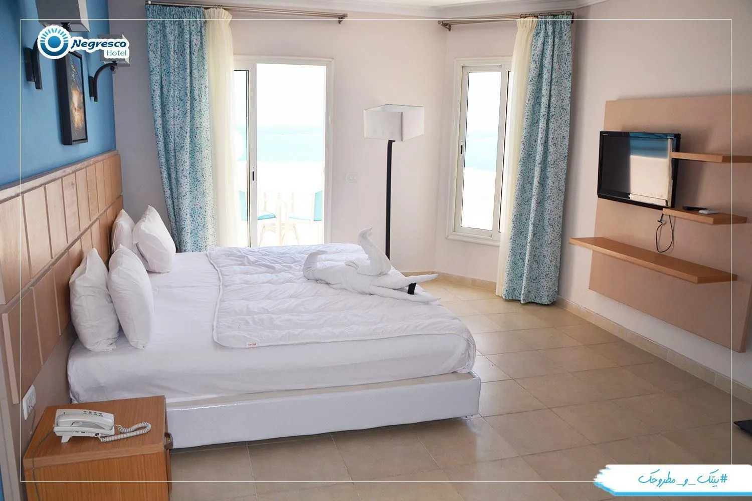 Bed in Negresco Hotel