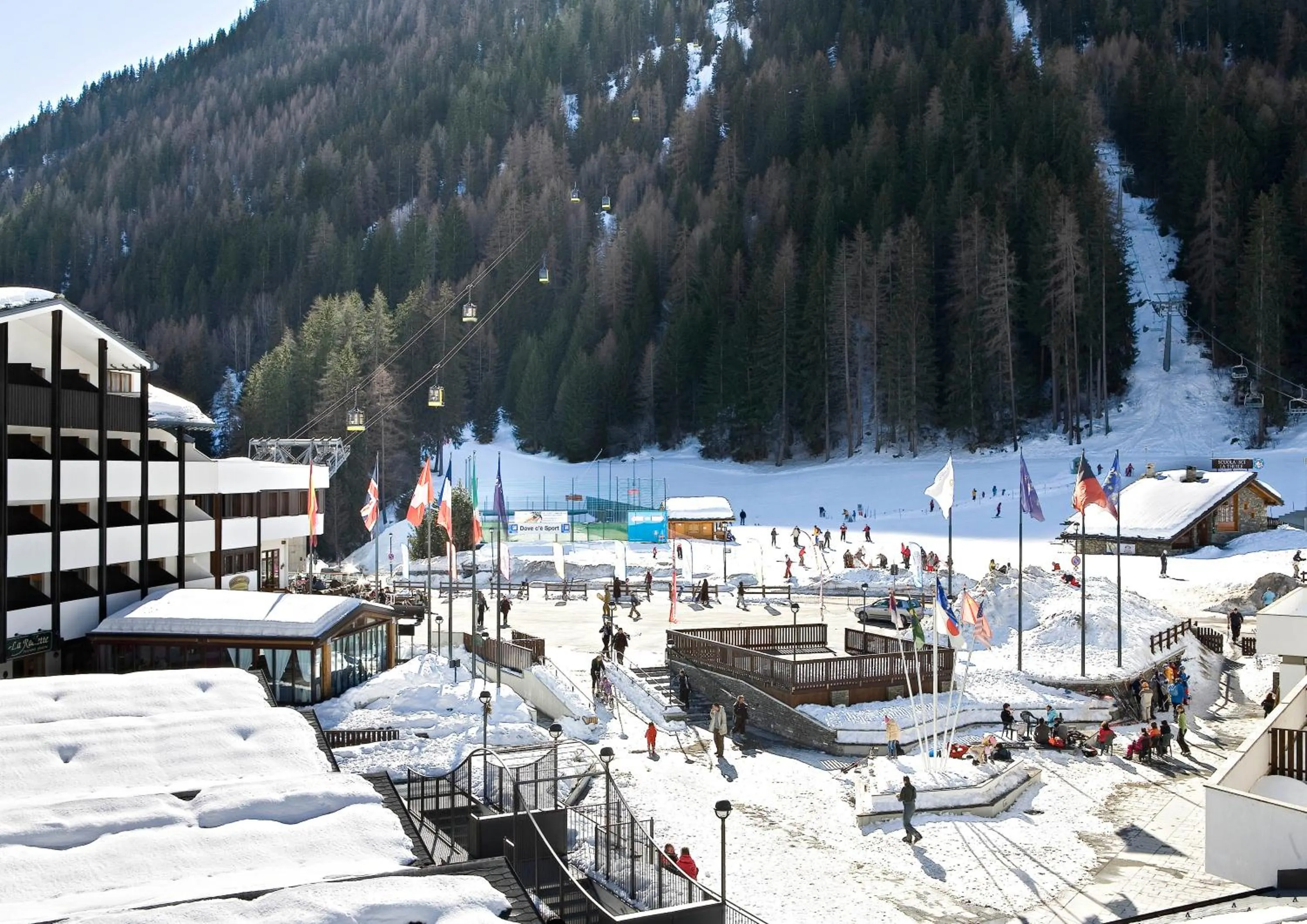 Facade/entrance in TH La Thuile - Planibel Hotel