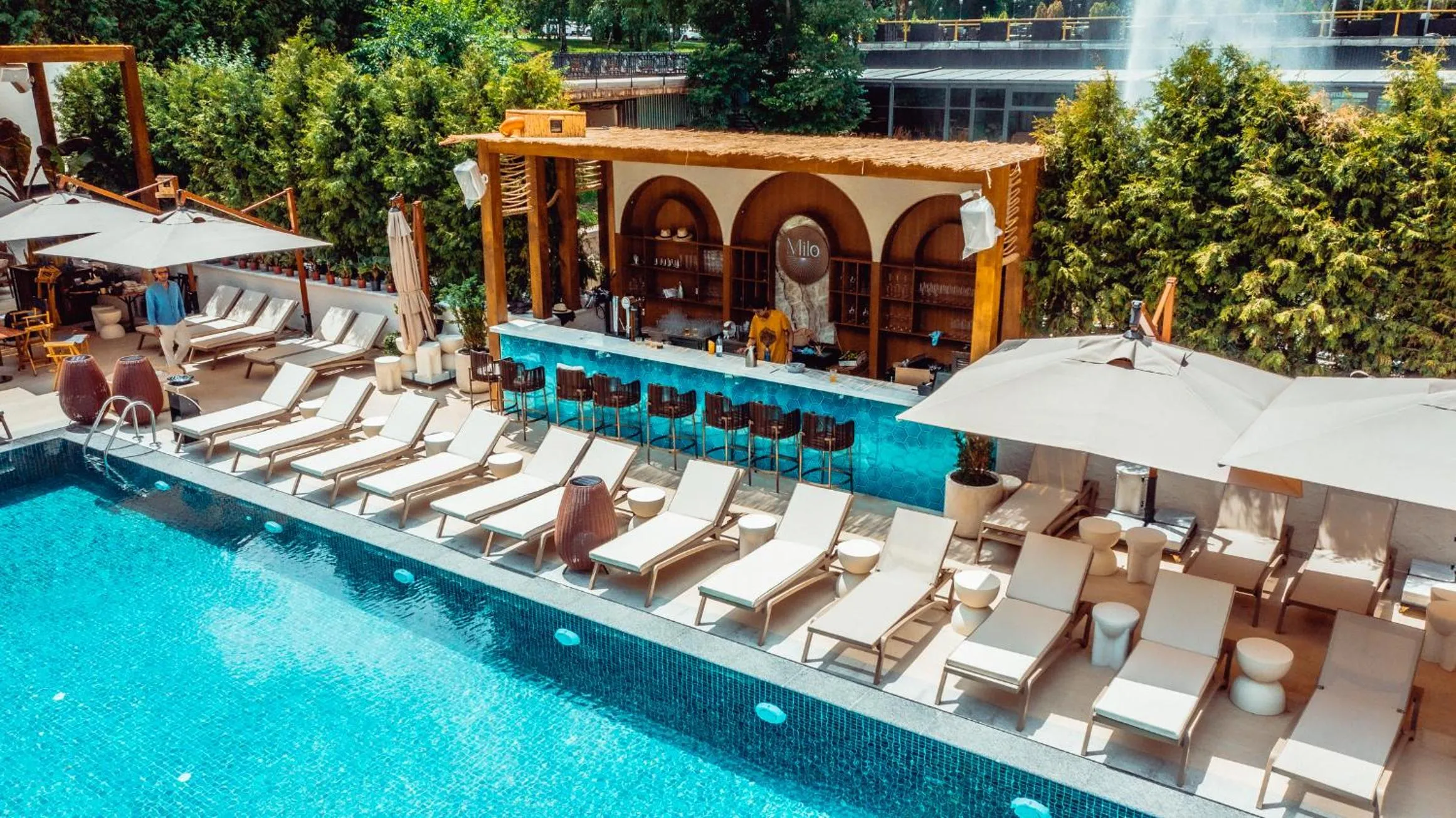 Swimming pool in Kazakhstan Hotel