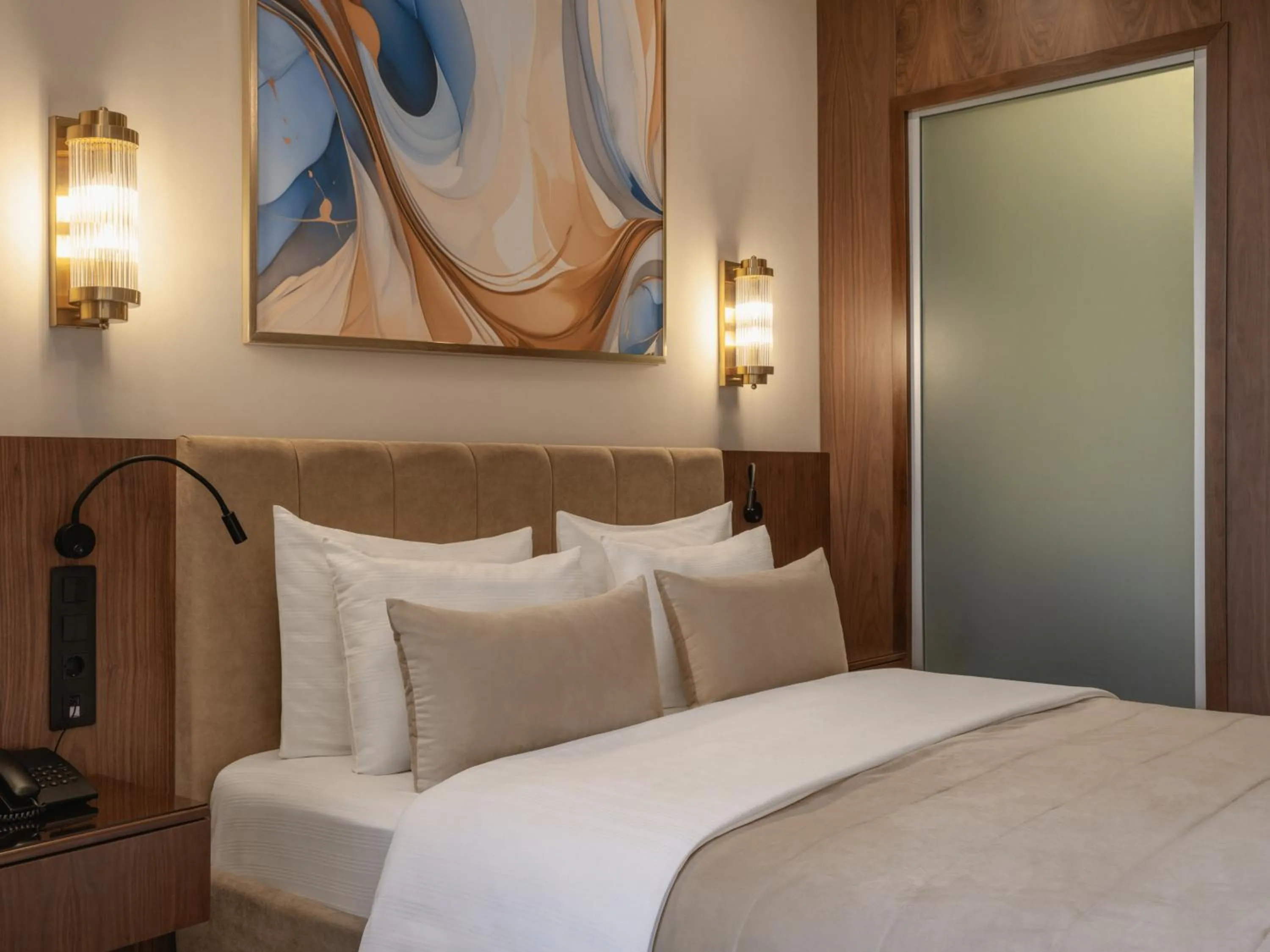 Bed in Kazakhstan Hotel