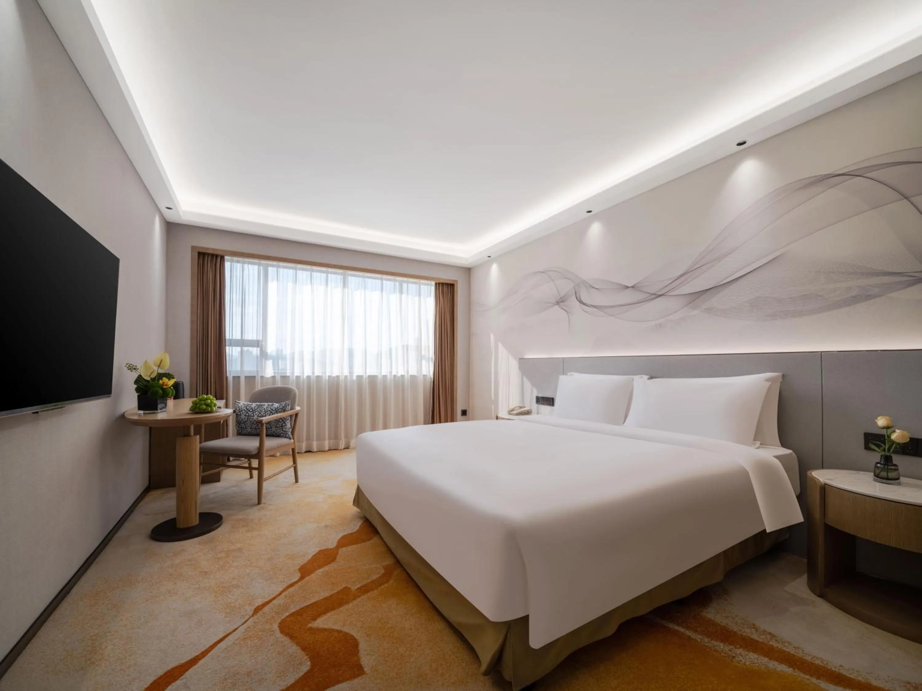 Bedroom, Bed in Grand Skylight Hotel Shenzhen Zhonghang