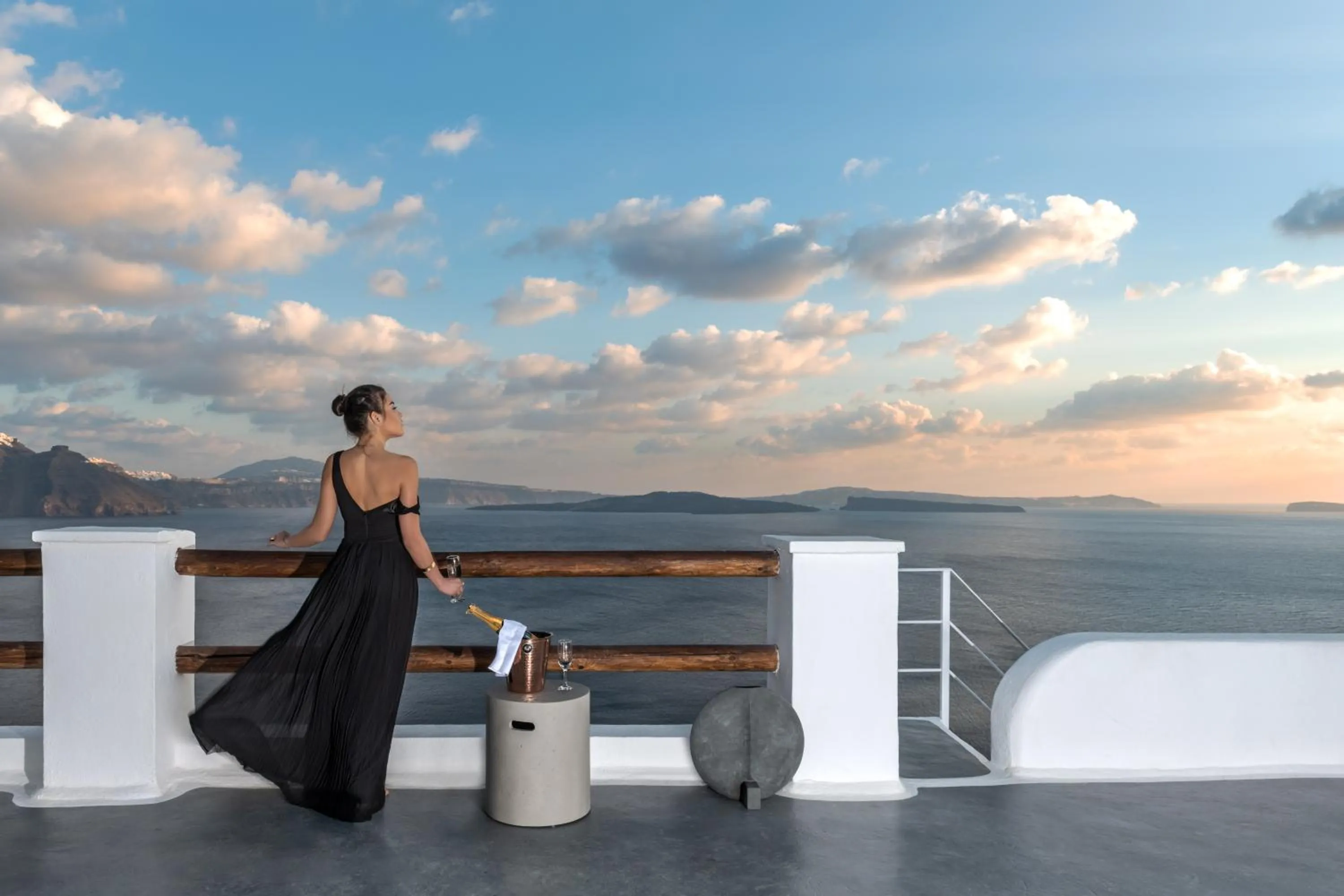 People in Caldera Premium Villas