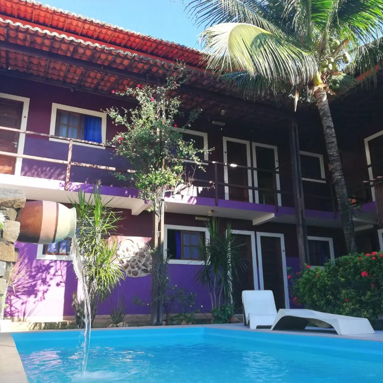 Swimming pool in Bela Silvia Pousada