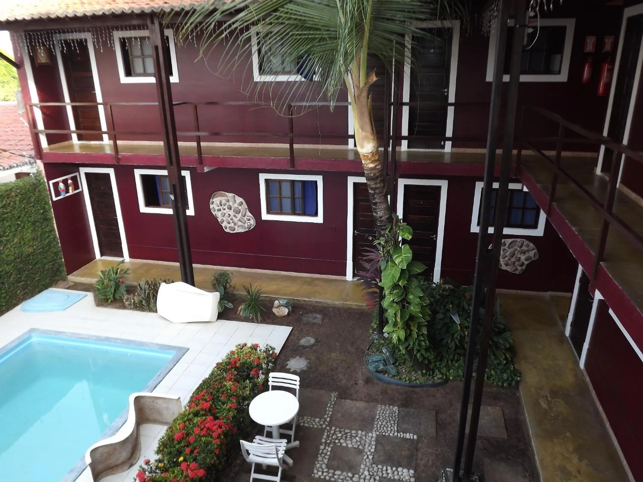 Garden view in Bela Silvia Pousada