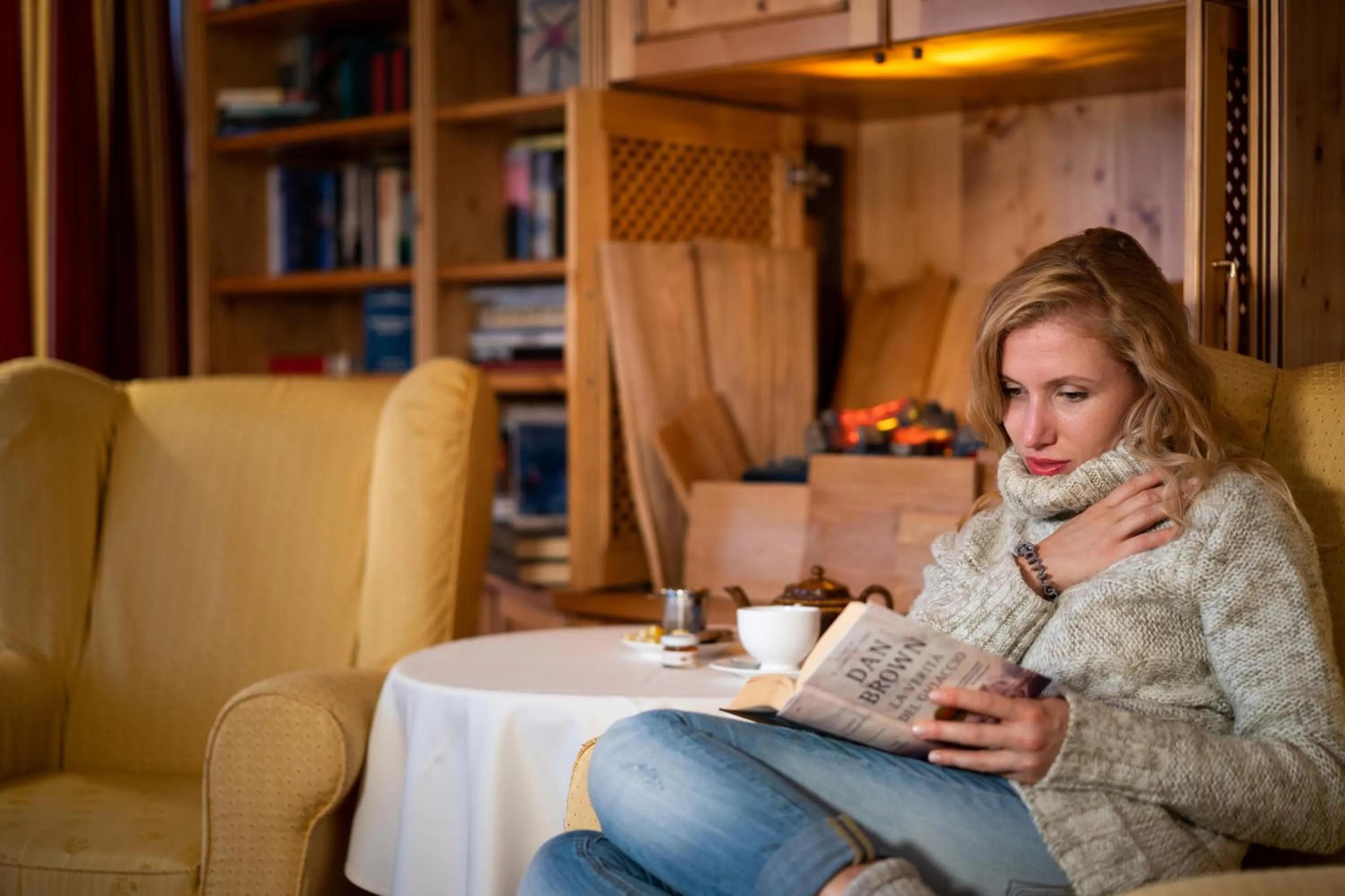 Library in Hotel Asterbel