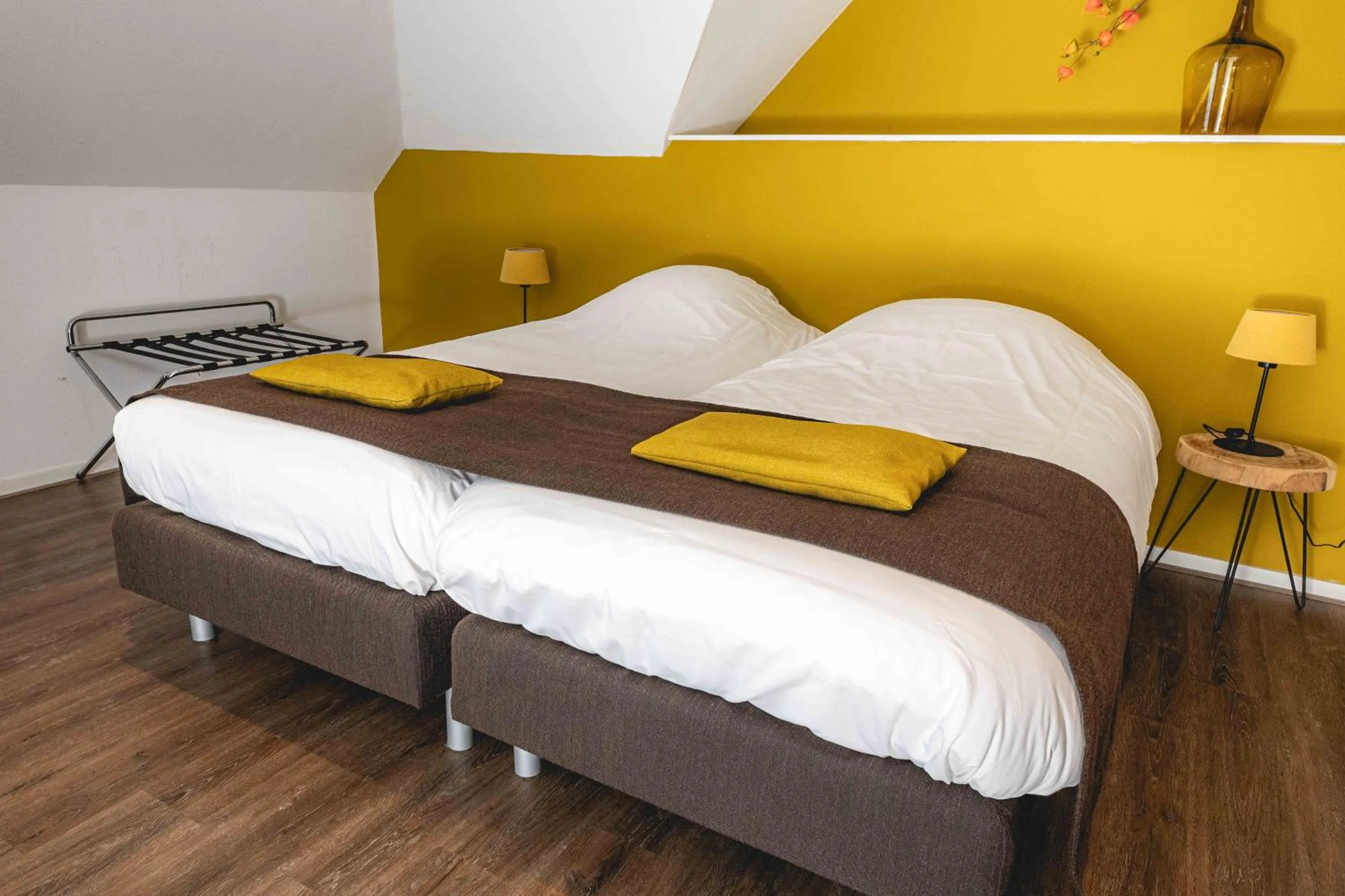 Bed in De Klomp Charme Hotel & Restaurant