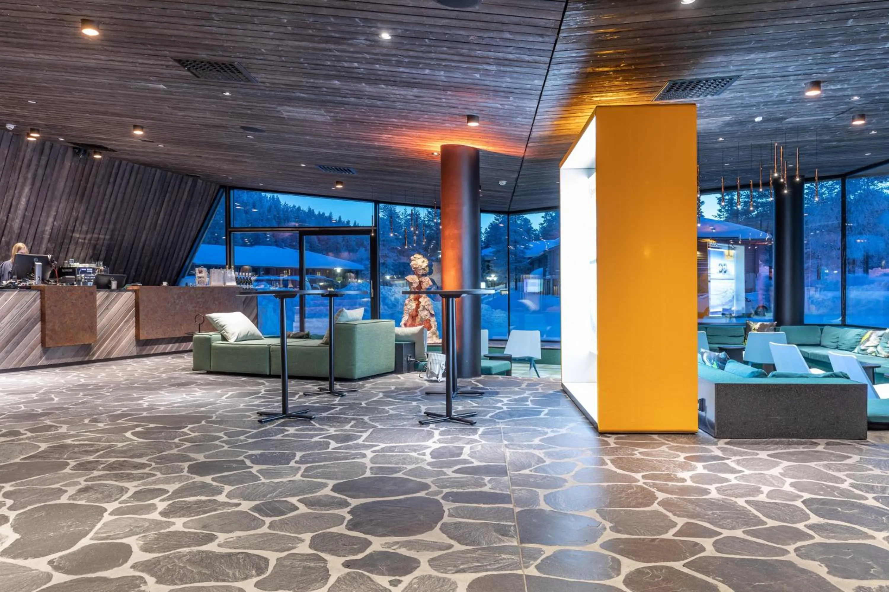 Lobby or reception in Levi Hotel Spa