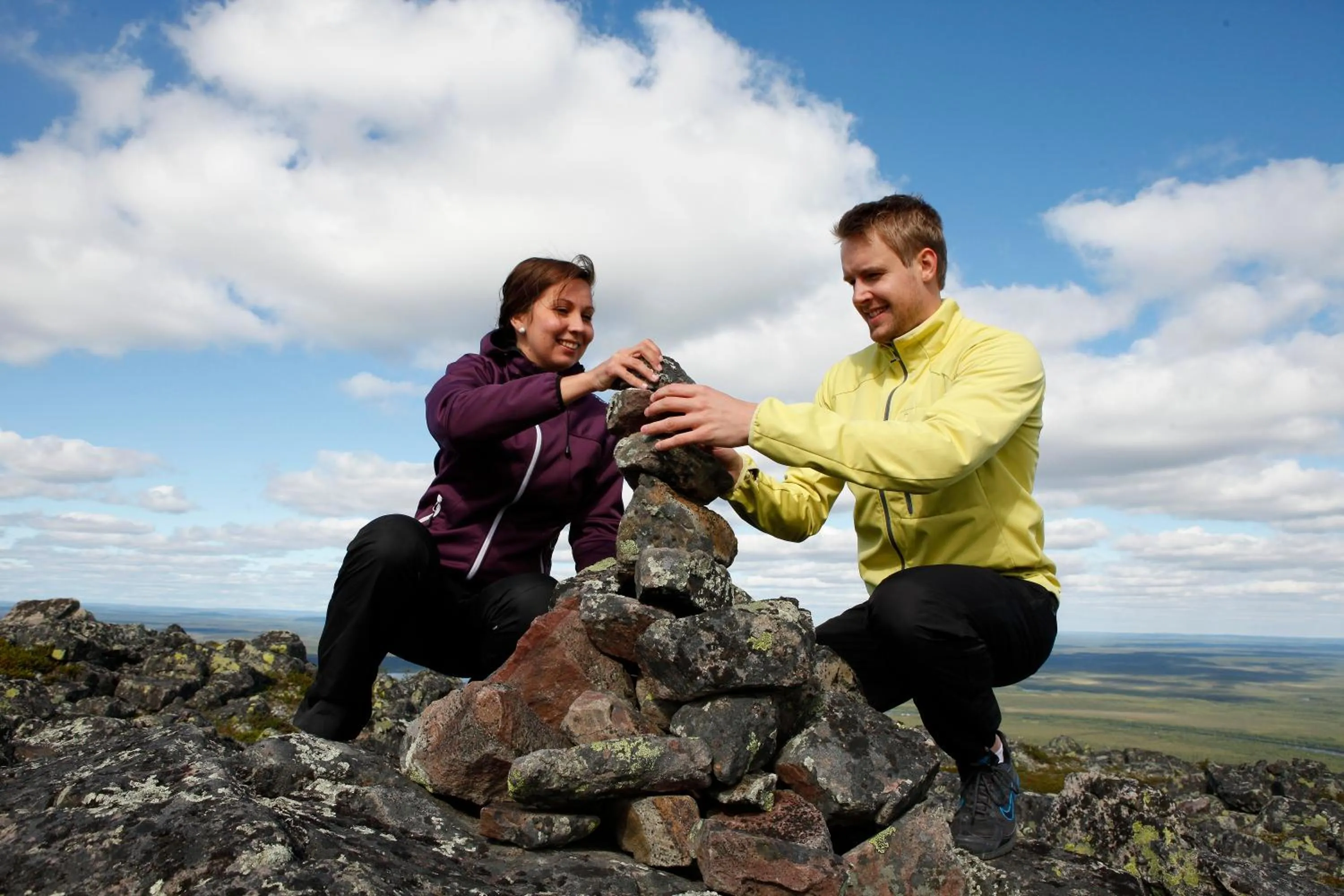 People in Levi Hotel Spa