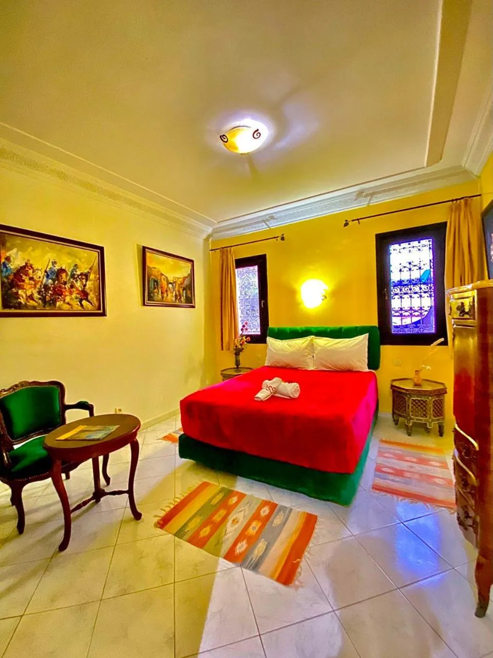 Bed in Riad Baddi