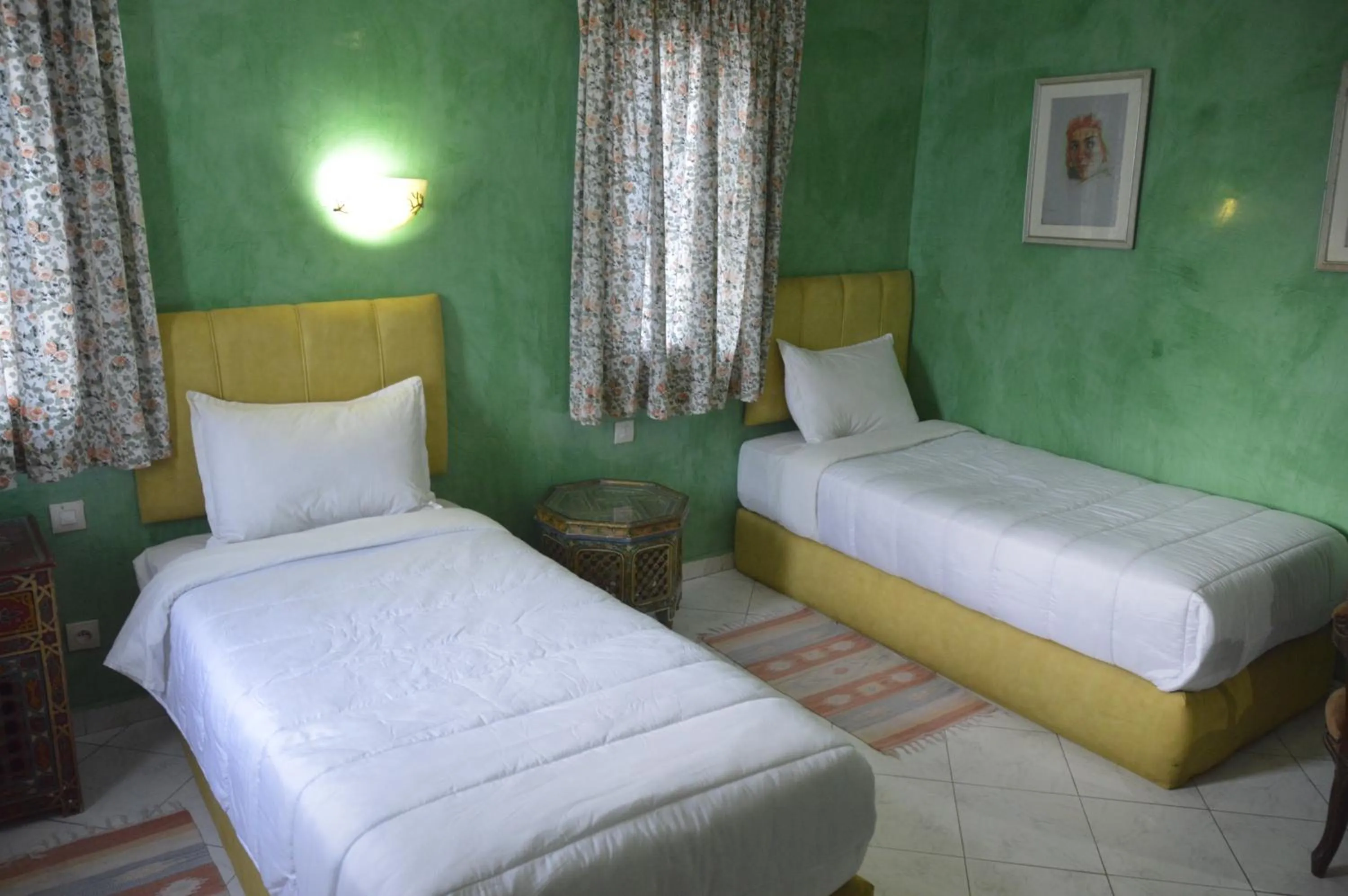 Bed in Riad Baddi