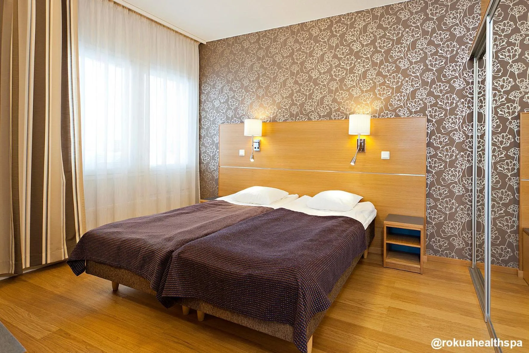 Bed in Rokua Health & Spa