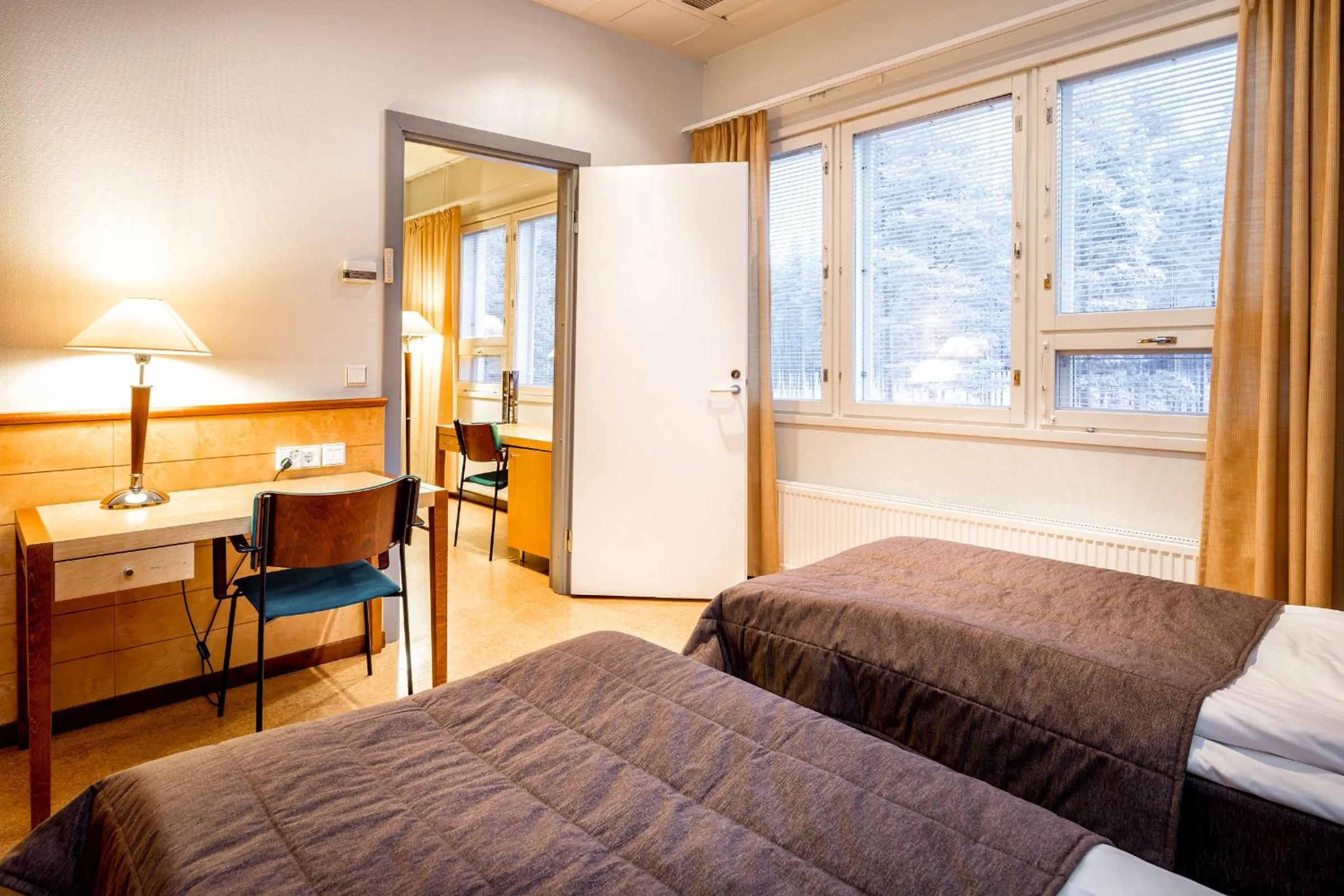 Bed in Rokua Health & Spa