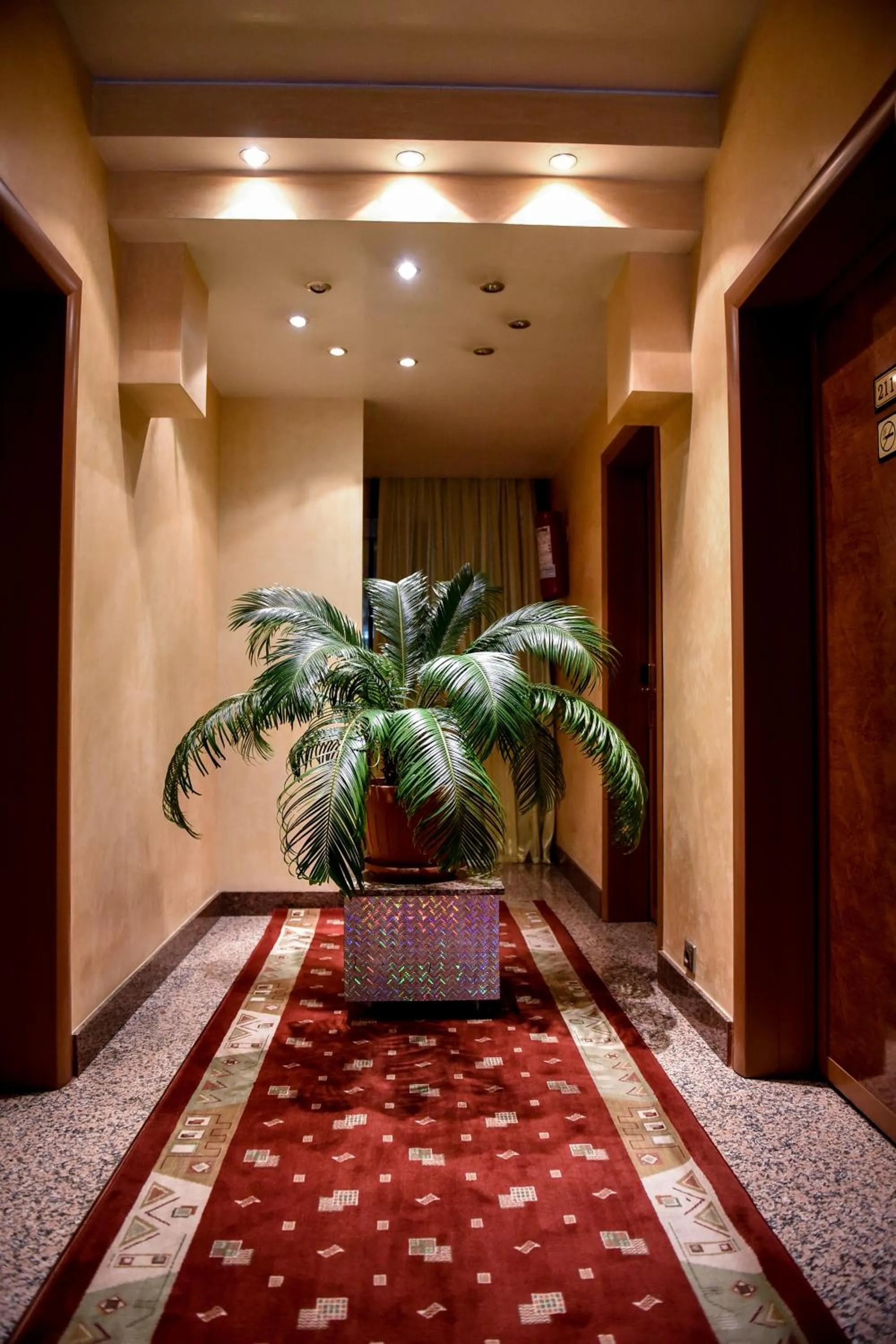 Lobby or reception in Hotel Carpati