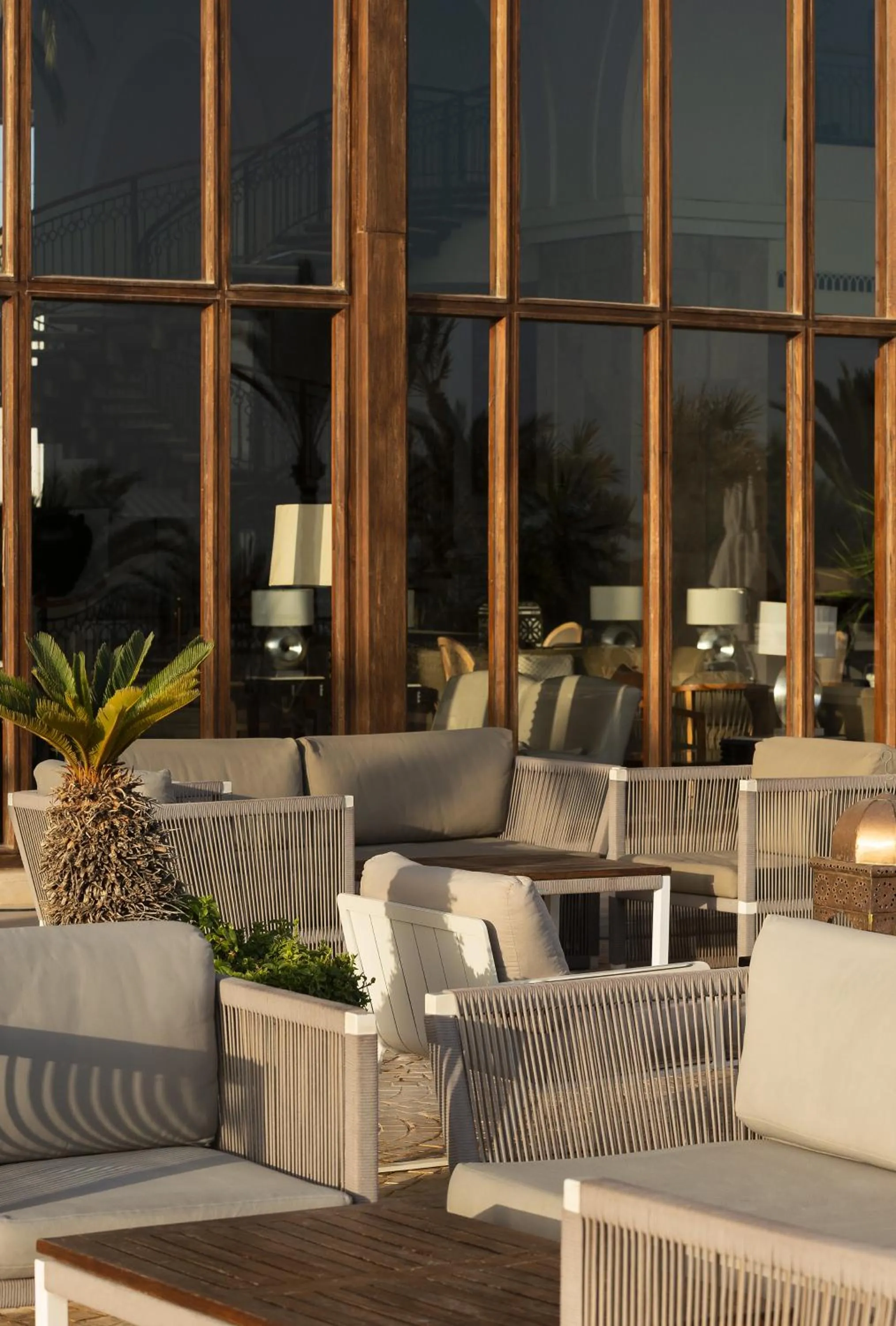 Patio in Mövenpick Resort & Marine Spa Sousse