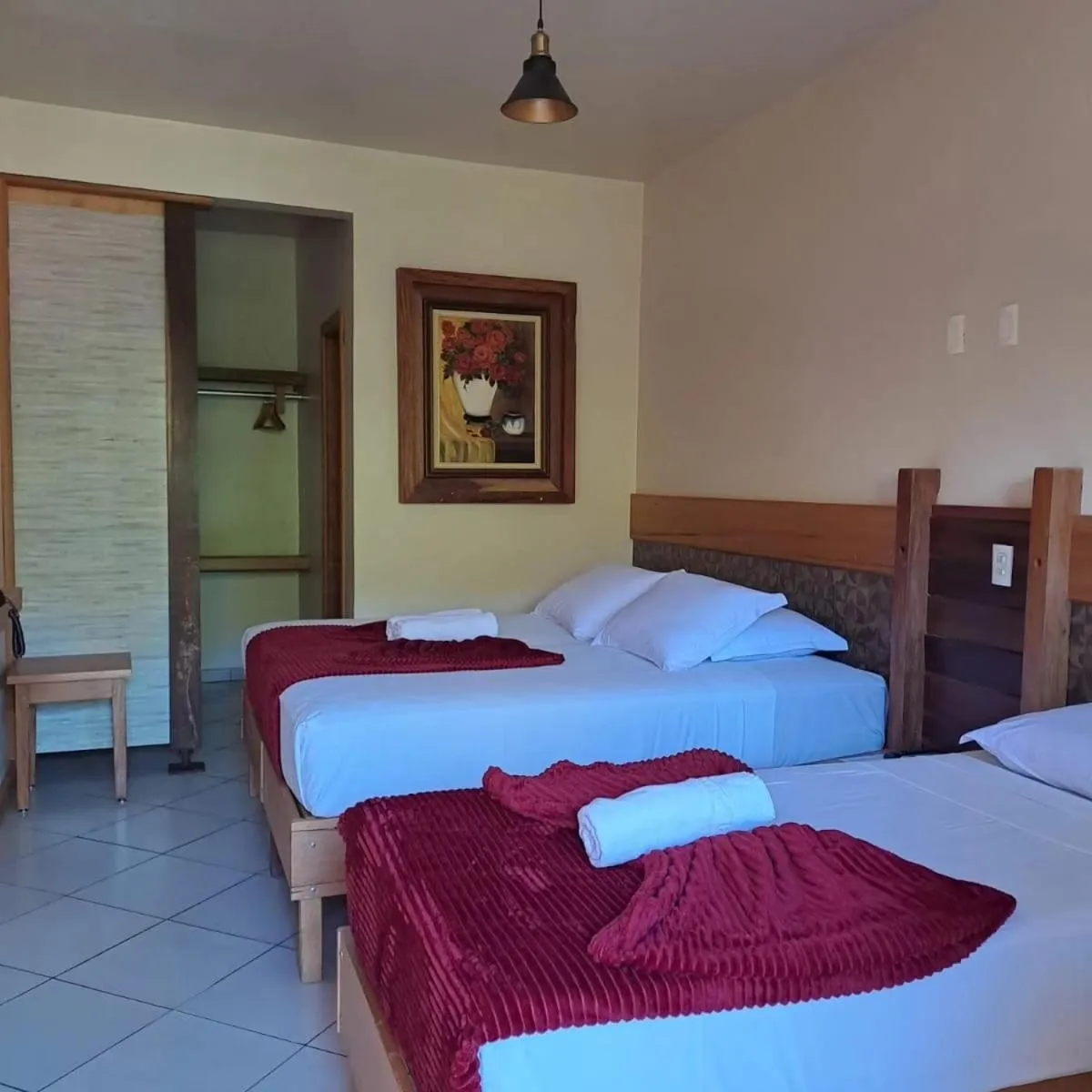 Bed in Pousada Sonho Meu Foz