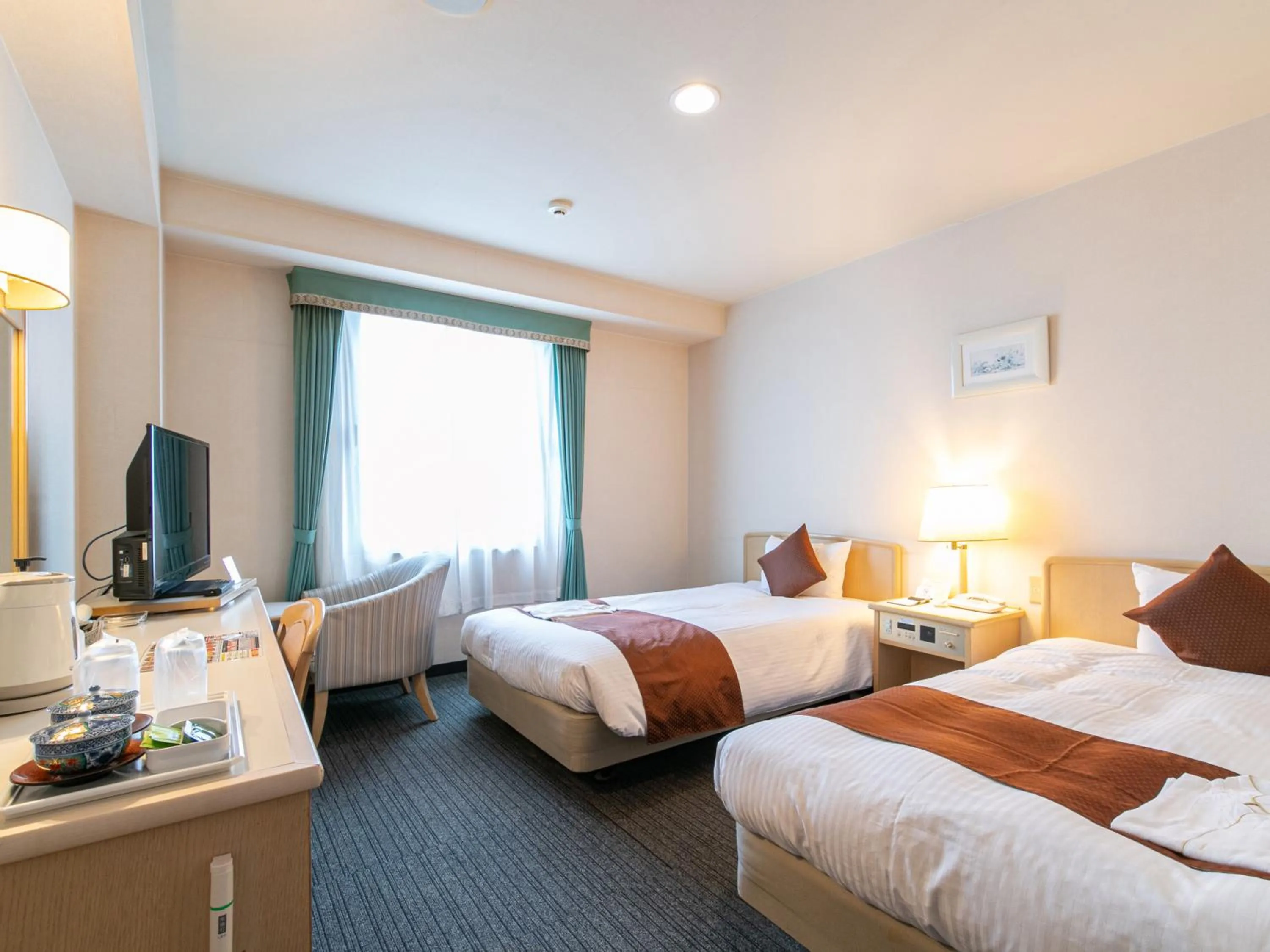 Bed in Hotel Verfort Hyuga