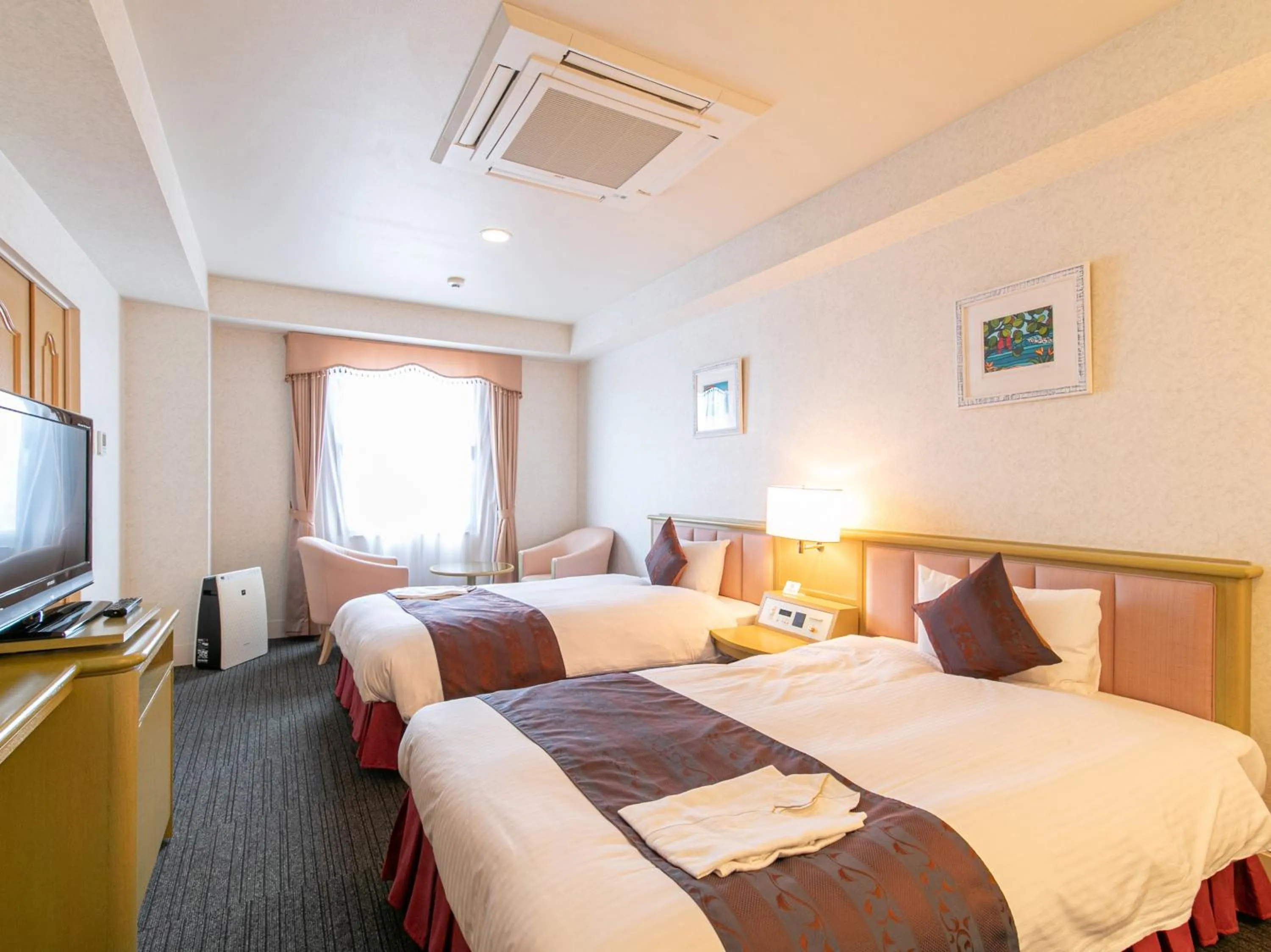 Bed in Hotel Verfort Hyuga