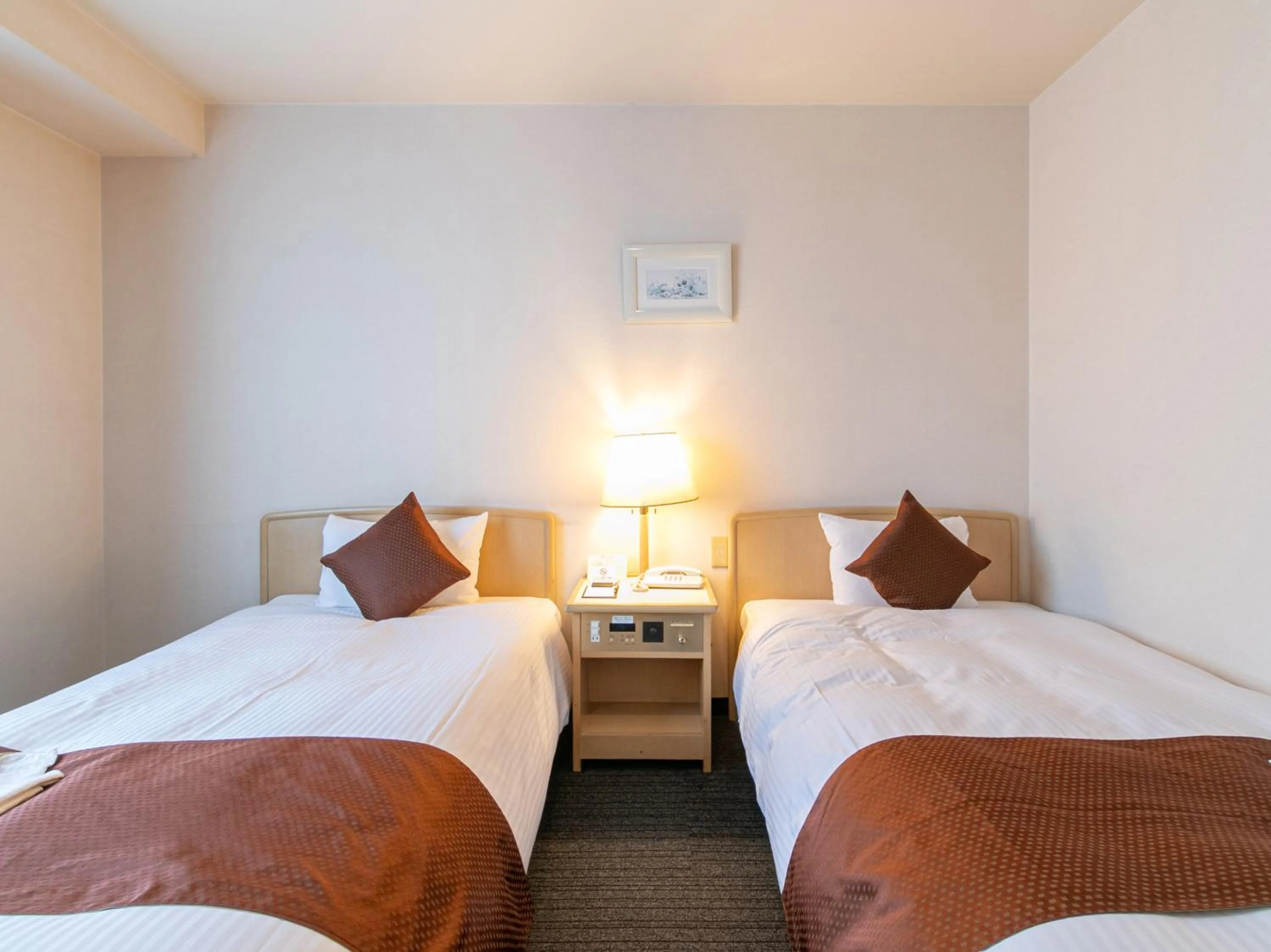 Bed in Hotel Verfort Hyuga