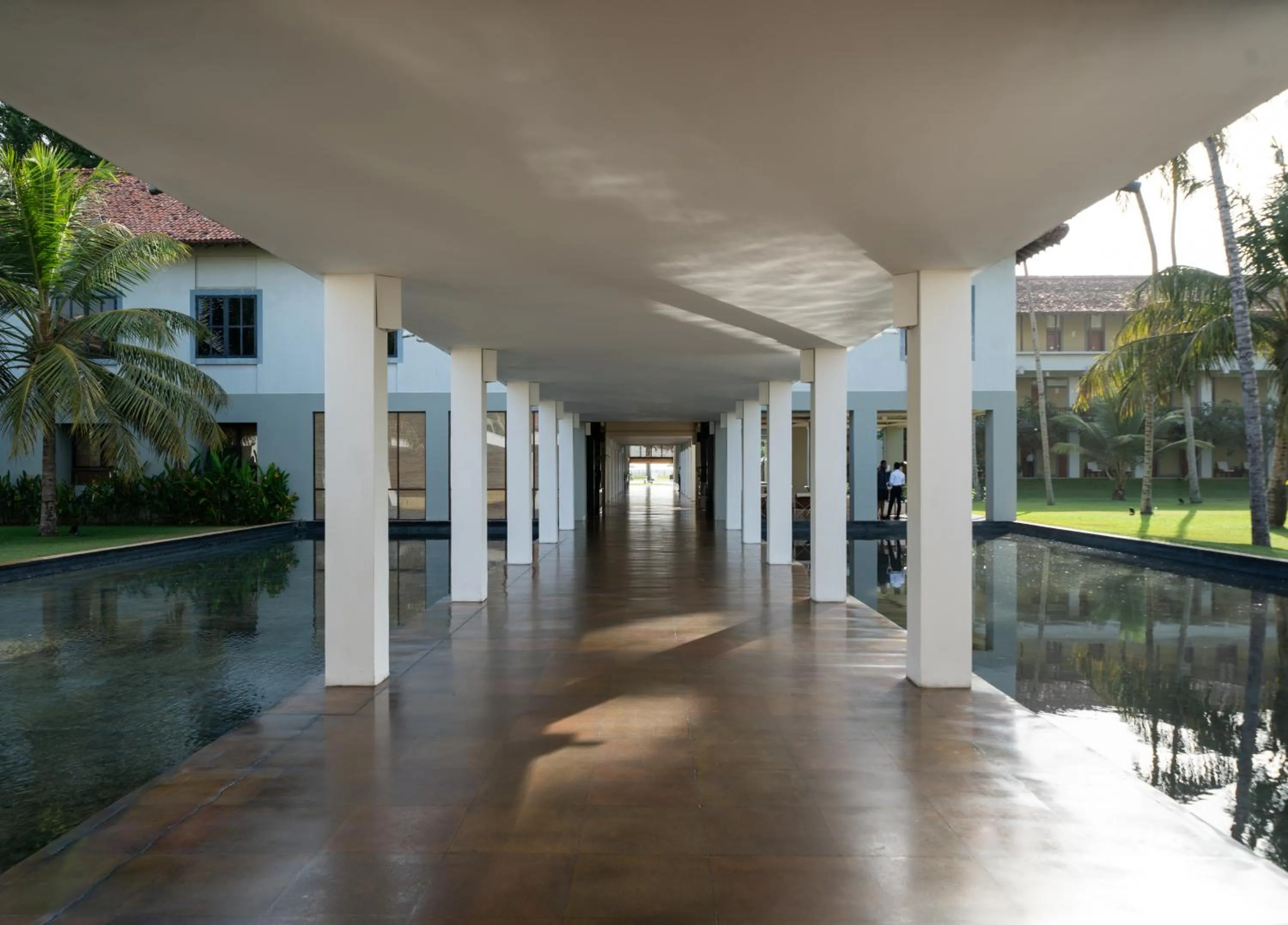 Facade/entrance in The Blue Water - Geoffrey Bawa Heritage Resort Hotel