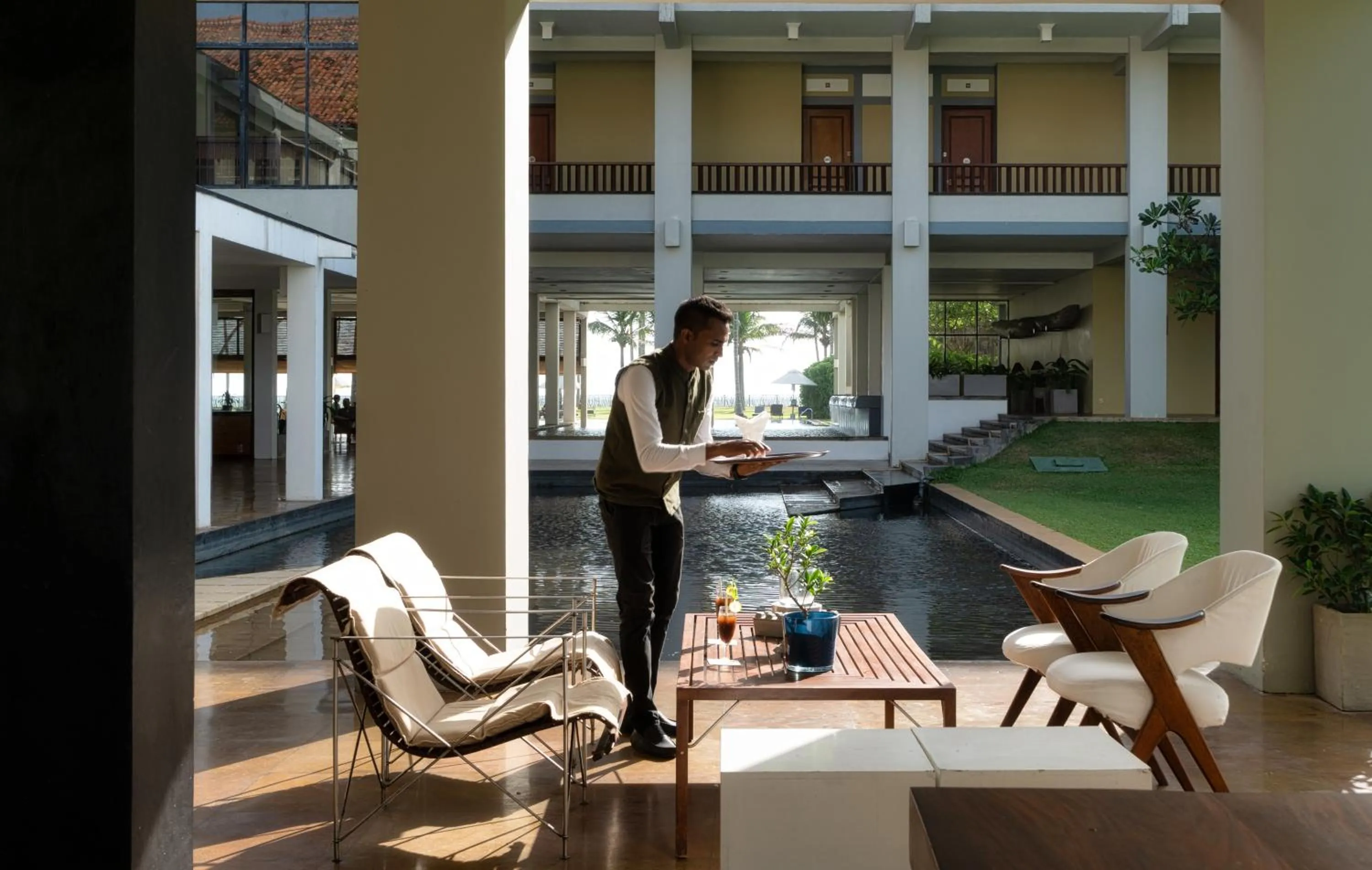 Lobby or reception in The Blue Water - Geoffrey Bawa Heritage Resort Hotel