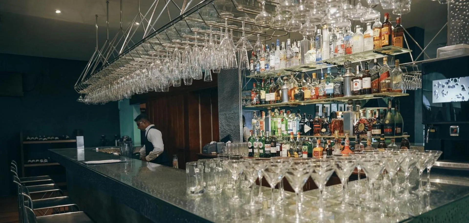 Lounge or bar in The Blue Water - Geoffrey Bawa Heritage Resort Hotel