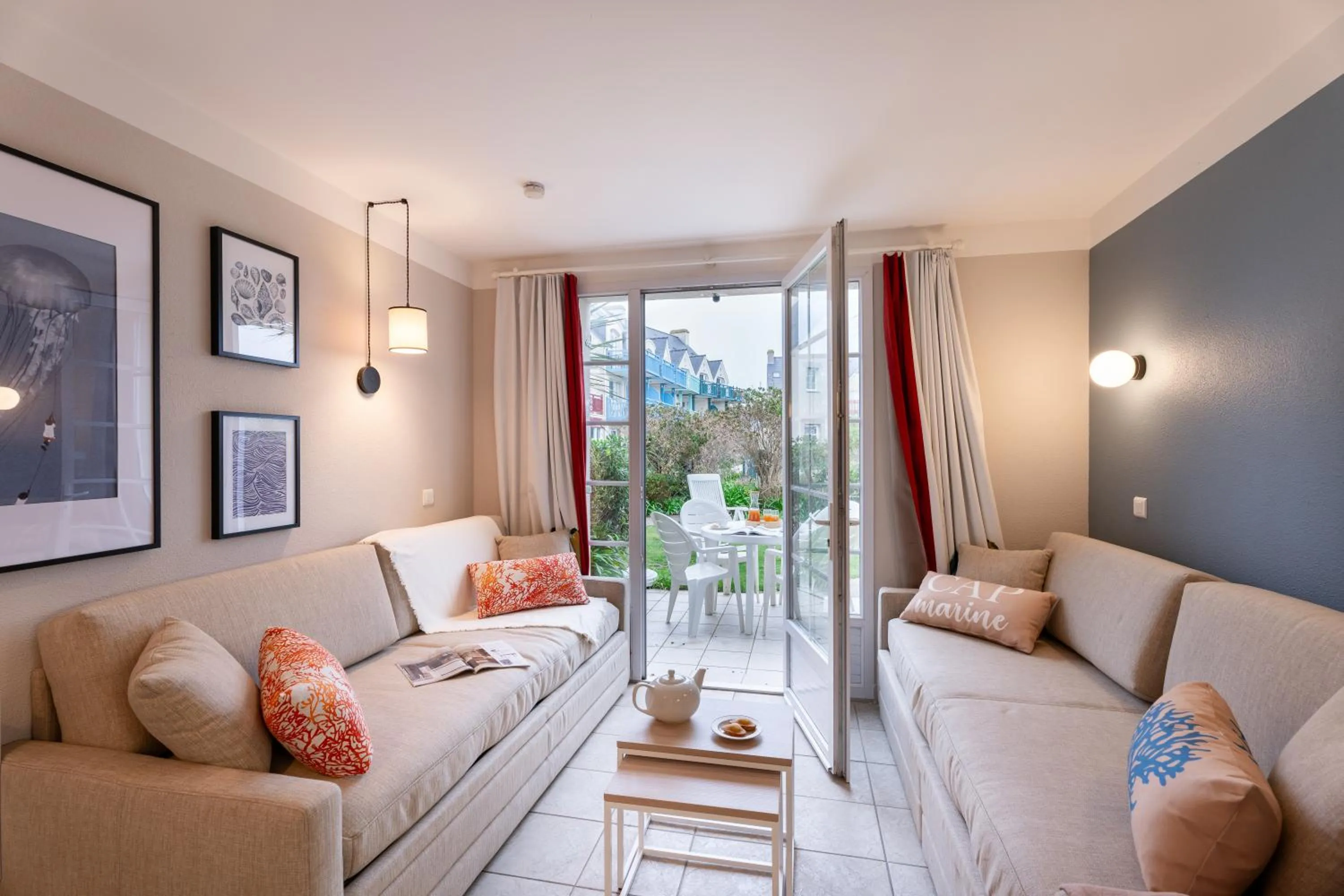 Living room in Résidence Pierre & Vacances Cap Marine