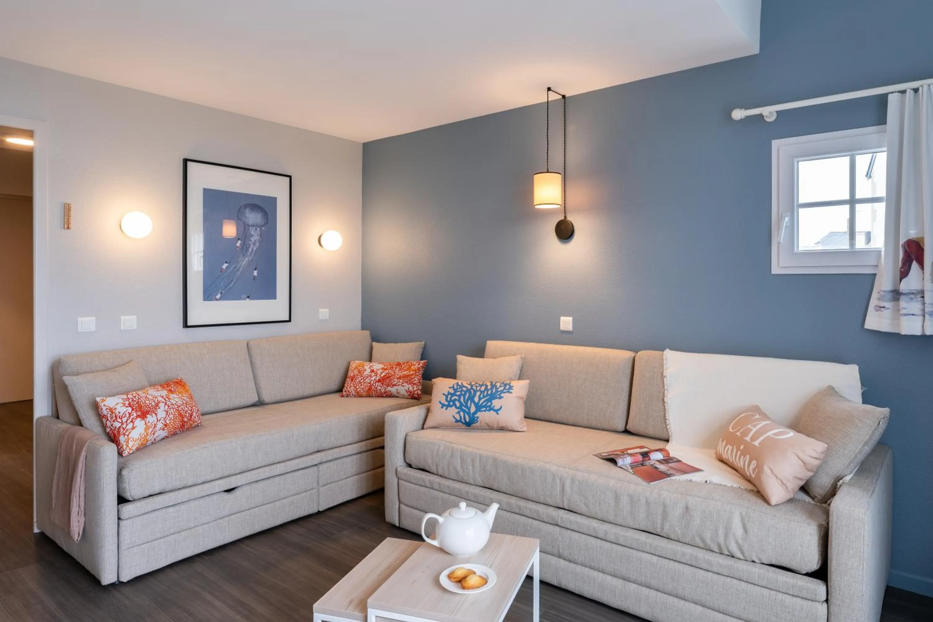 Living room in Résidence Pierre & Vacances Cap Marine