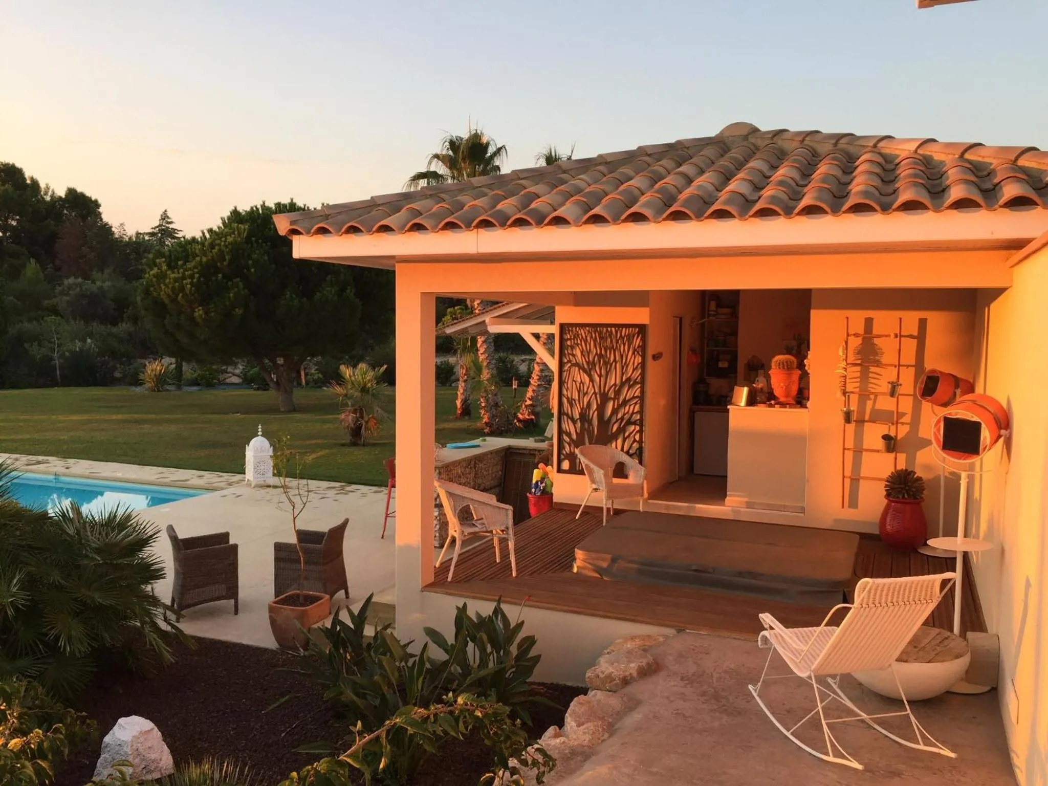 Hot Tub in Escapades Lointaines