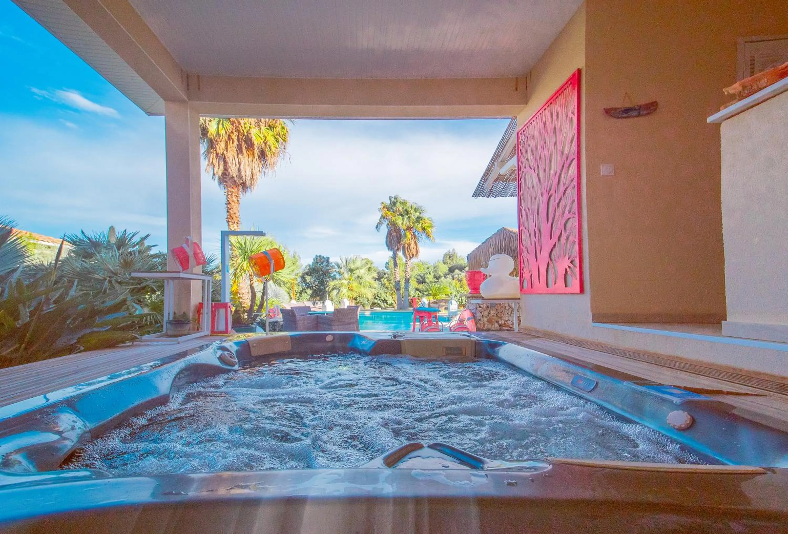 Hot Tub in Escapades Lointaines