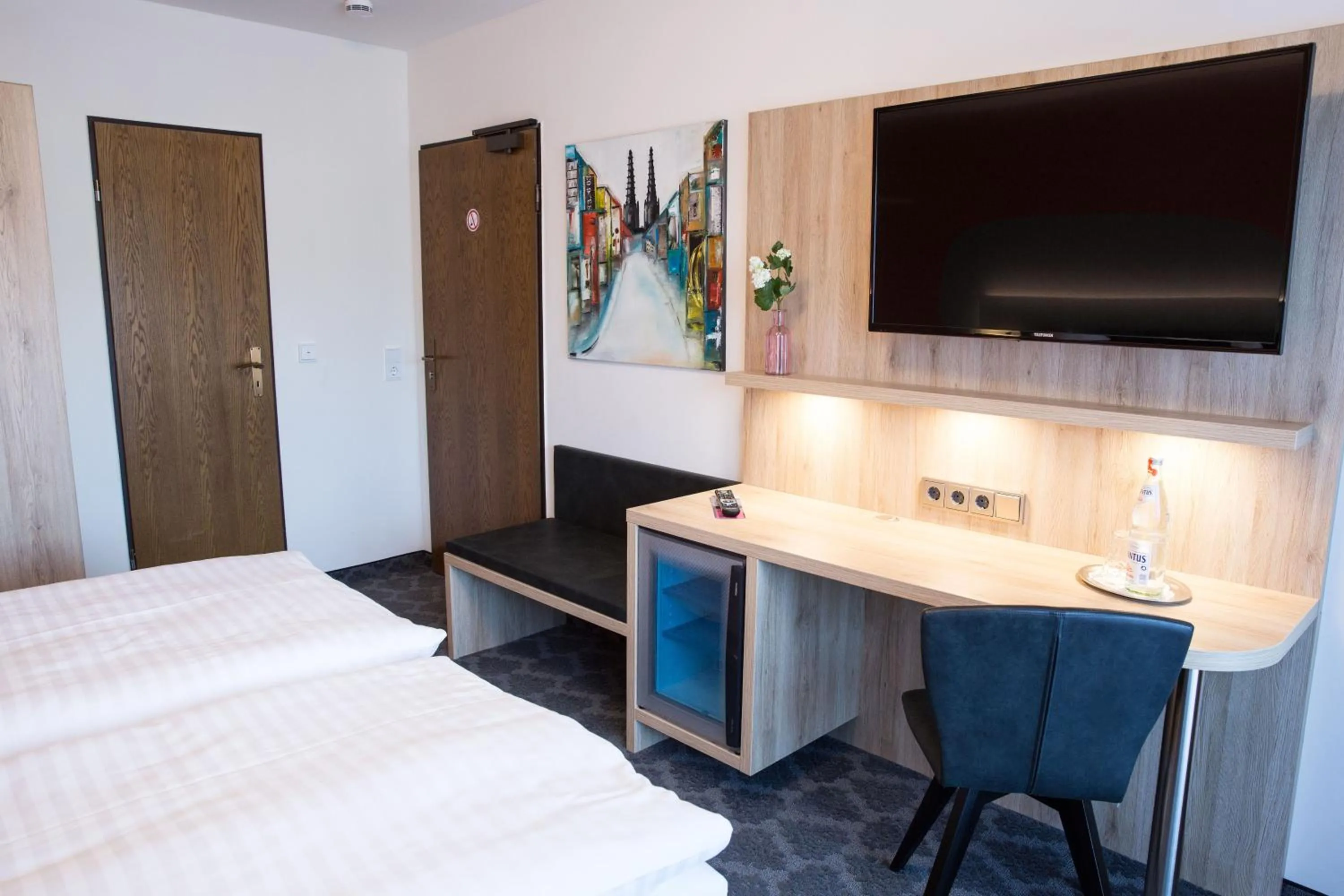 Bed in Hotel Wilms