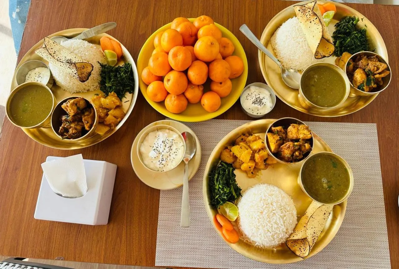 Restaurant/places to eat in Green Mandala Inn