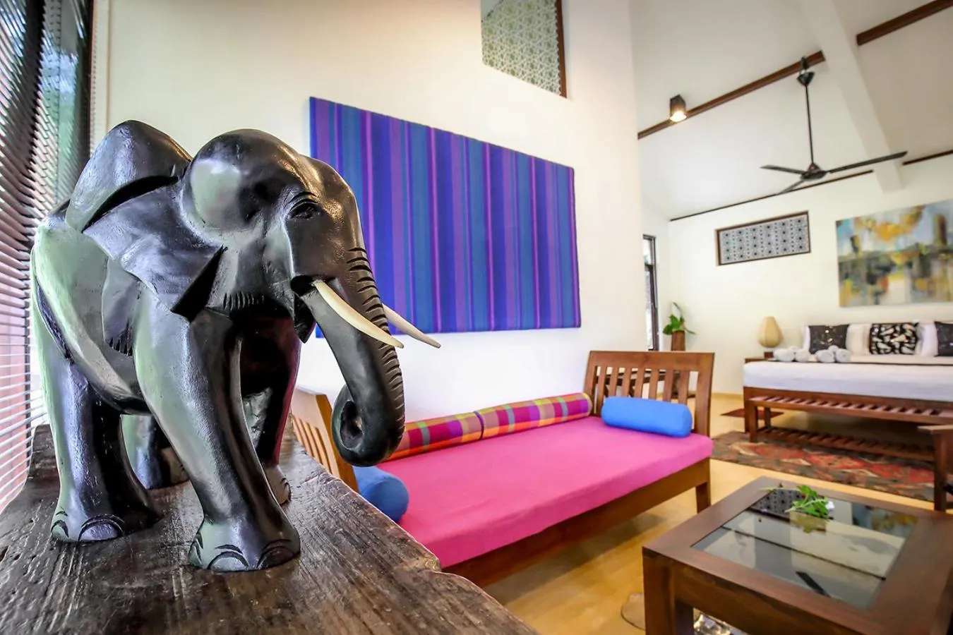 Seating area in Flamboyant Villas