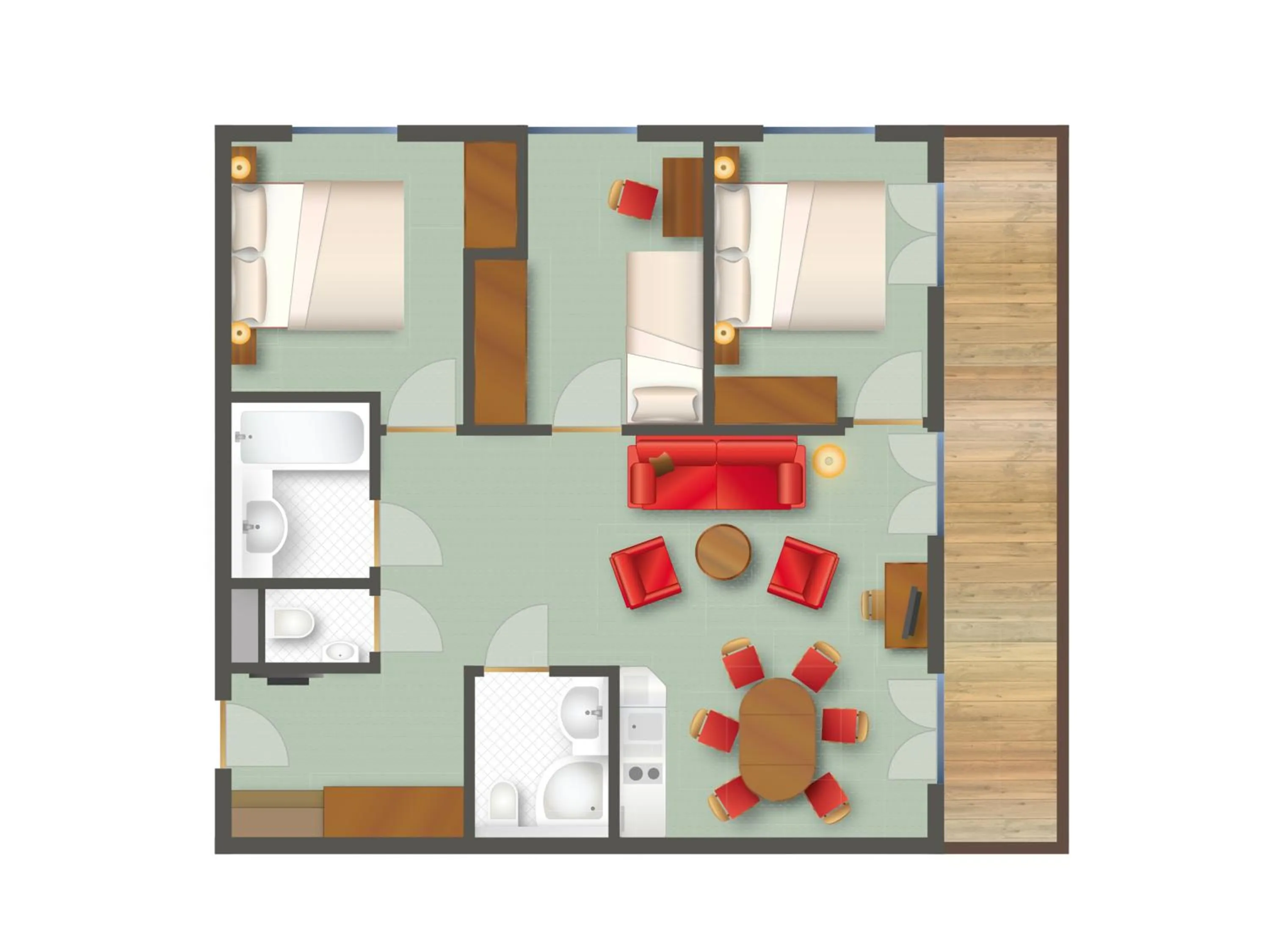 Photo of the whole room in Apart-Hotel Filomena