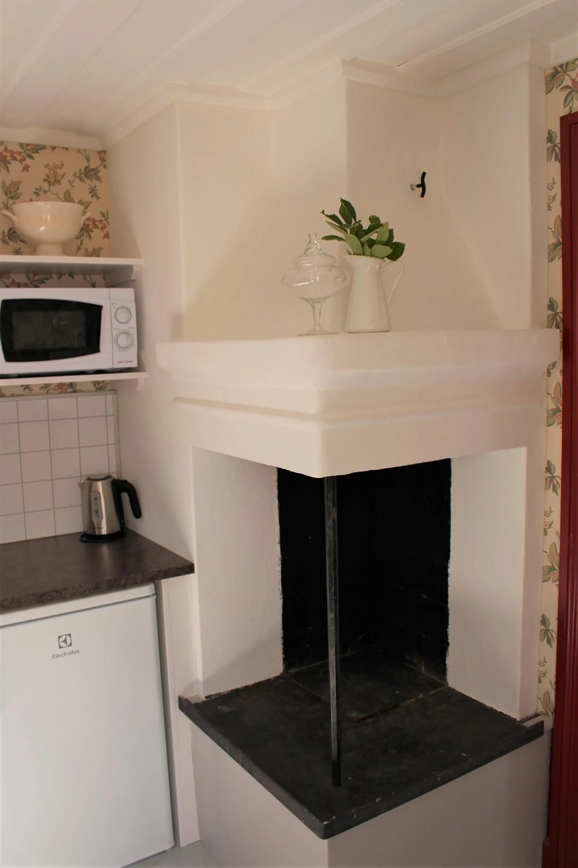 Kitchen or kitchenette in STF Hostel Vilhelmina Kyrkstad