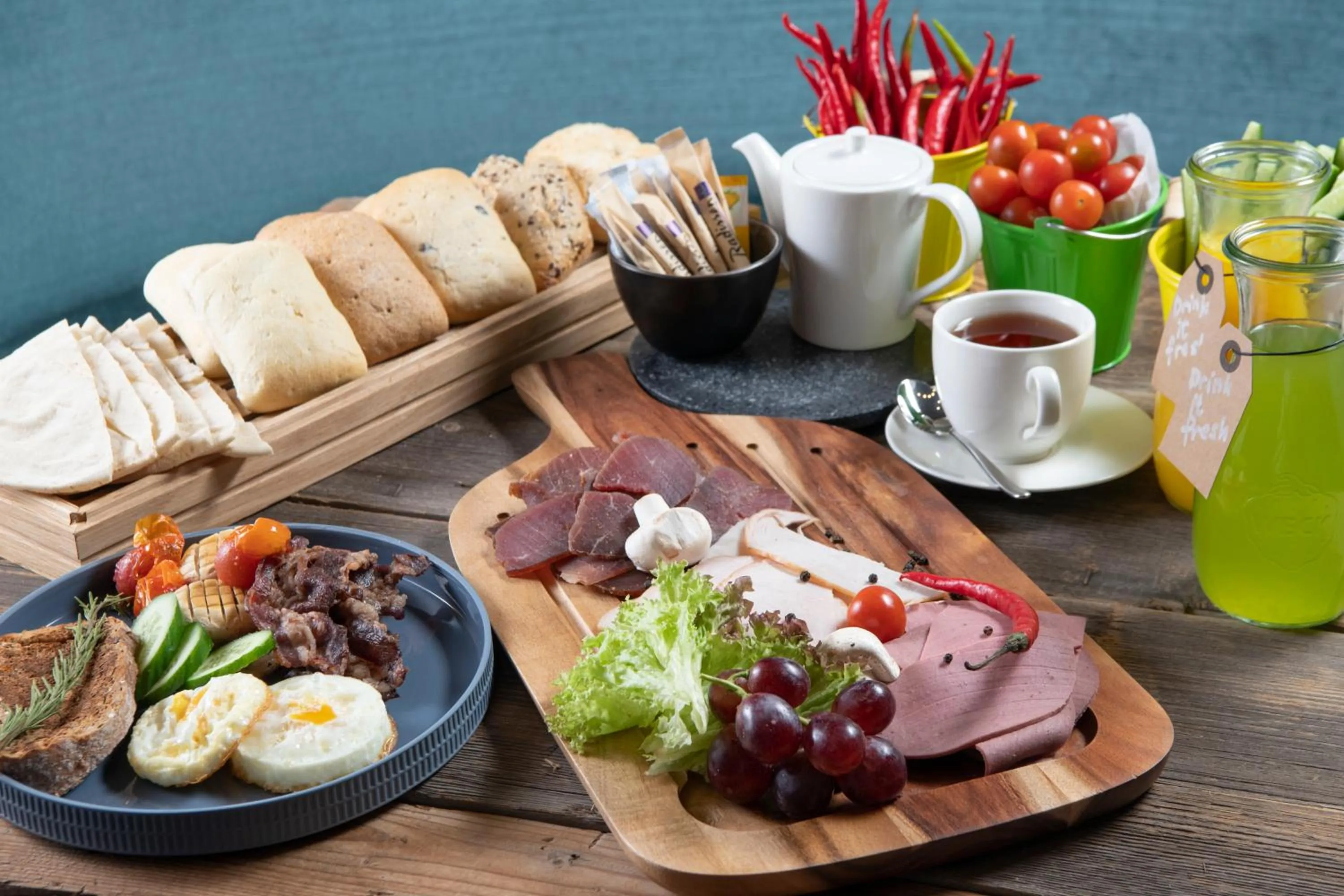 Food close-up in Radisson Blu Hotel, Jeddah Corniche