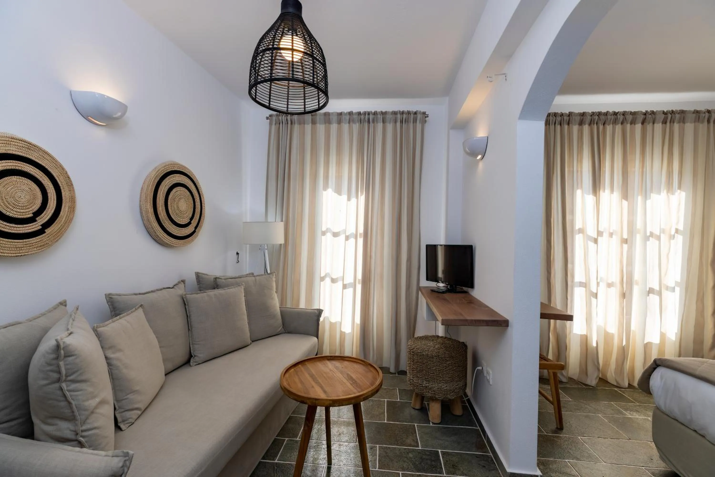 Bedroom in Nymfes Hotel