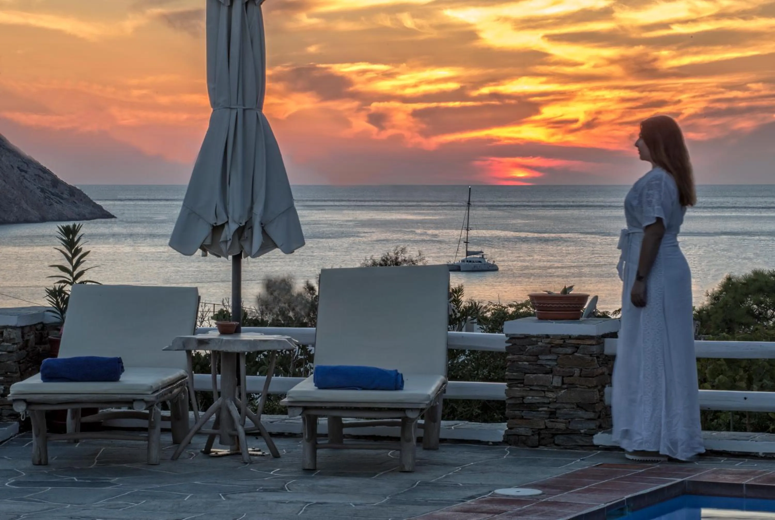 Swimming pool in Nymfes Hotel