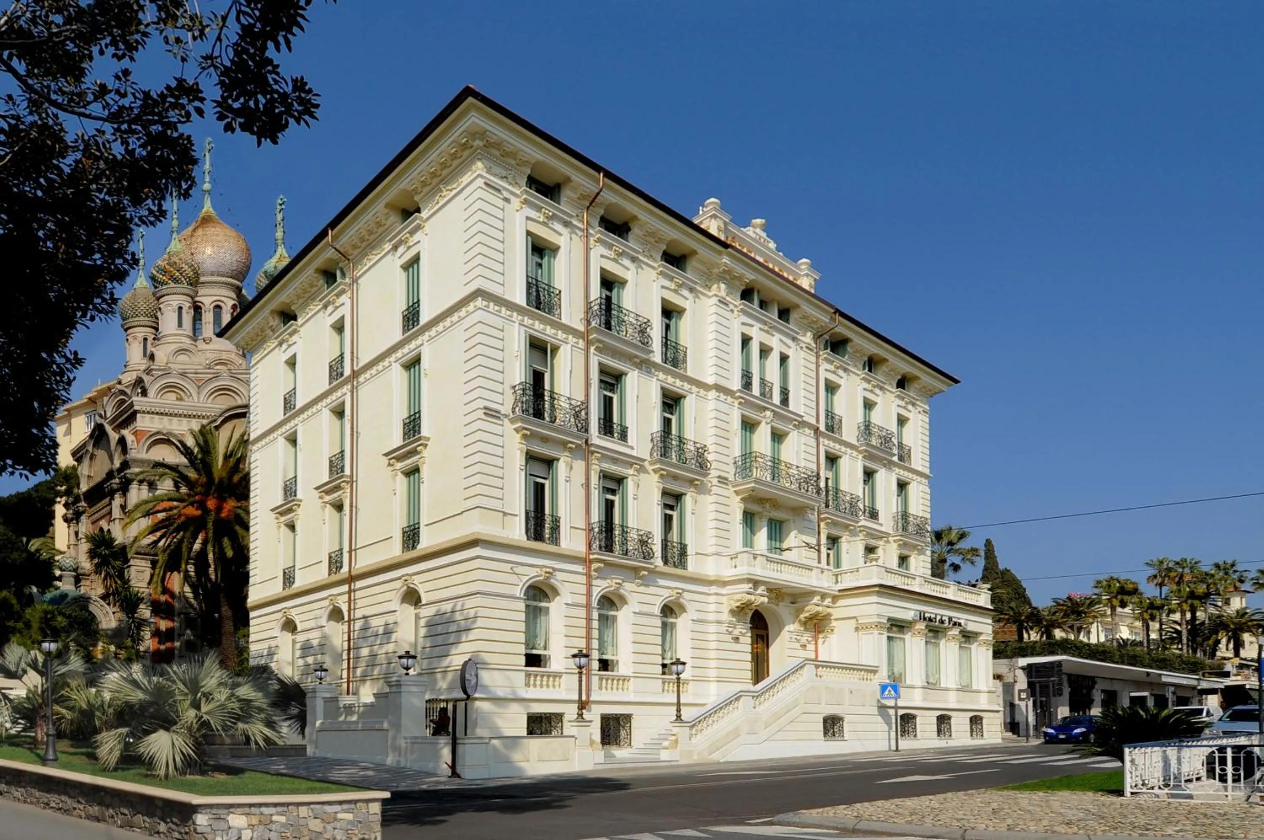 Facade/entrance in Hotel De Paris Sanremo